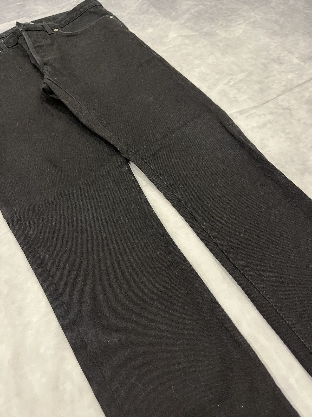 Dior SS18 Dior Homme Kris Van Assche Black 'SLIM 17.5' Denim Size US 30 / EU 46 - 3 Thumbnail