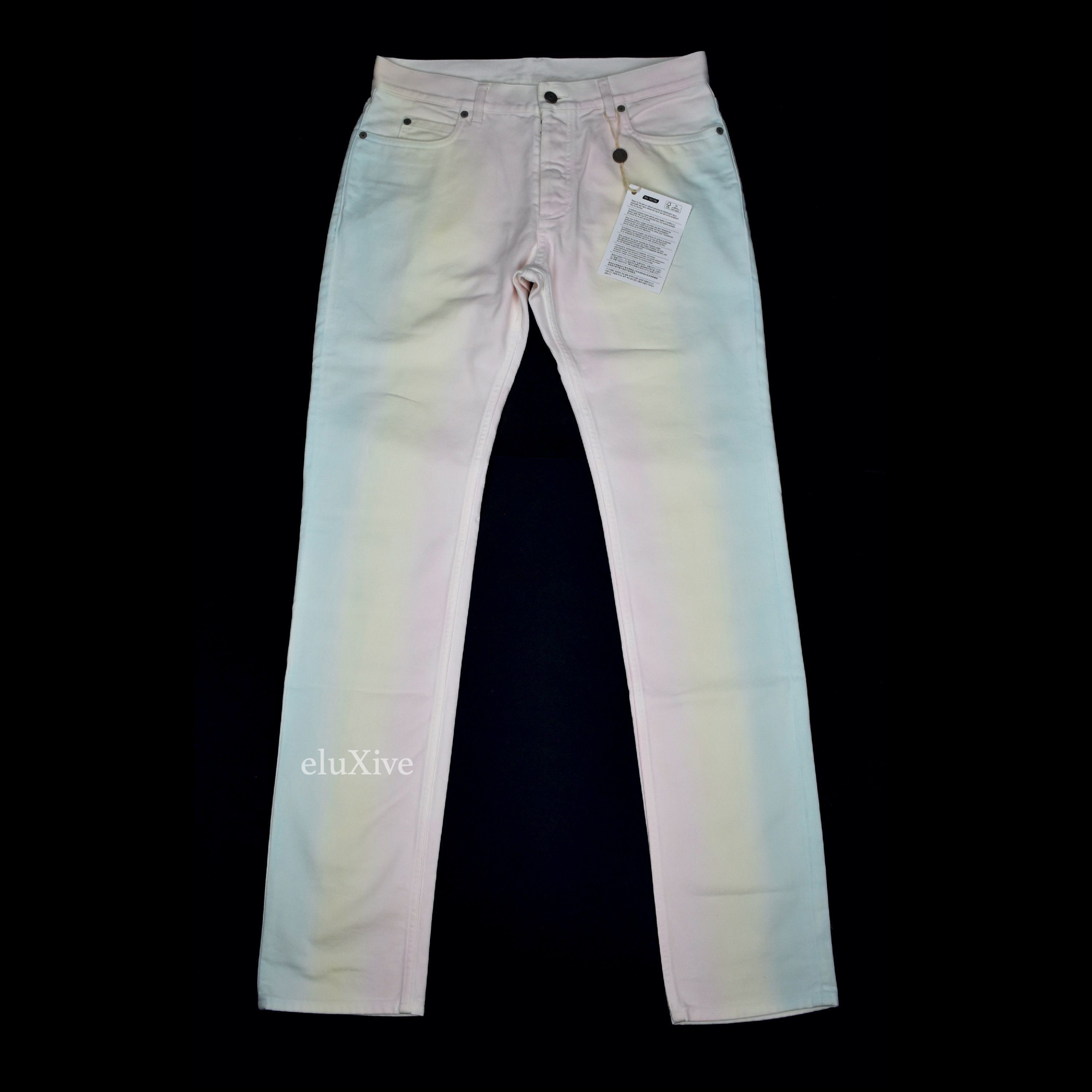 Maison Margiela Maison Margiela Pastel Rainbow Fade Effect Denim Jeans NWT Size US 32 / EU 48 - 1 Preview