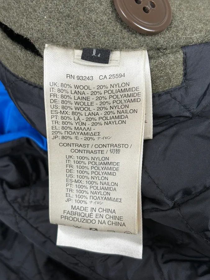 Diesel Diesel Khaki Green Caban Wool & Nylon Hybrid Bomber Jacket Size US M / EU 48-50 / 2 - 9 Thumbnail