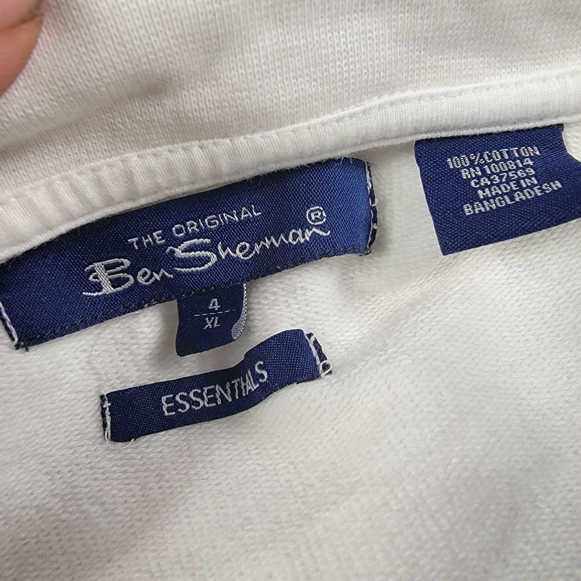 Ben Sherman Ben Sherman Mens XL White Track Jacket Casual Winter Warm Ou Size US XL / EU 56 / 4 - 4 Thumbnail