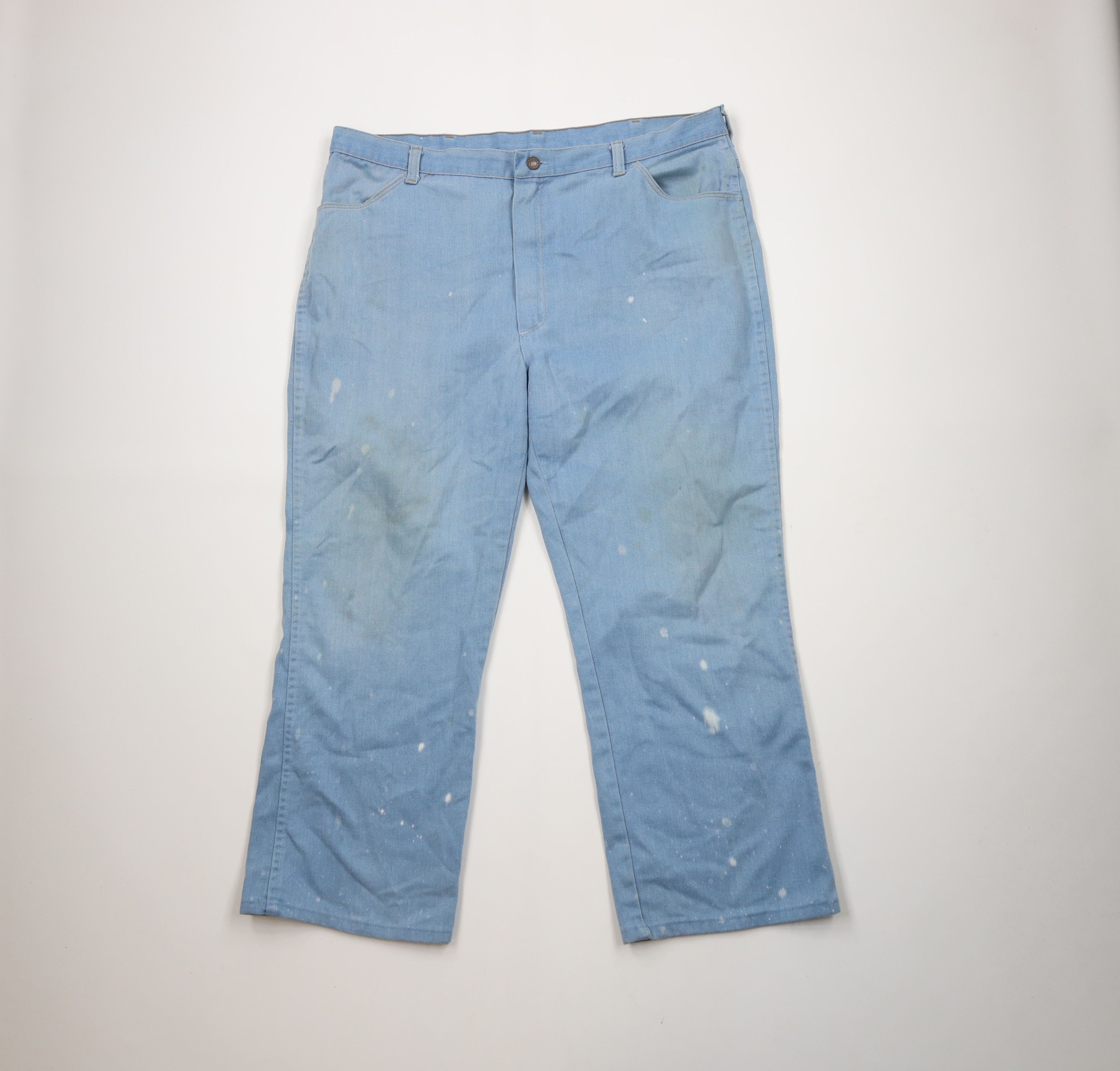 Vintage Vintage 70s Streetwear Wide Leg Bell Bottoms Denim Jeans USA Size US 40 / EU 56 - 1 Thumbnail