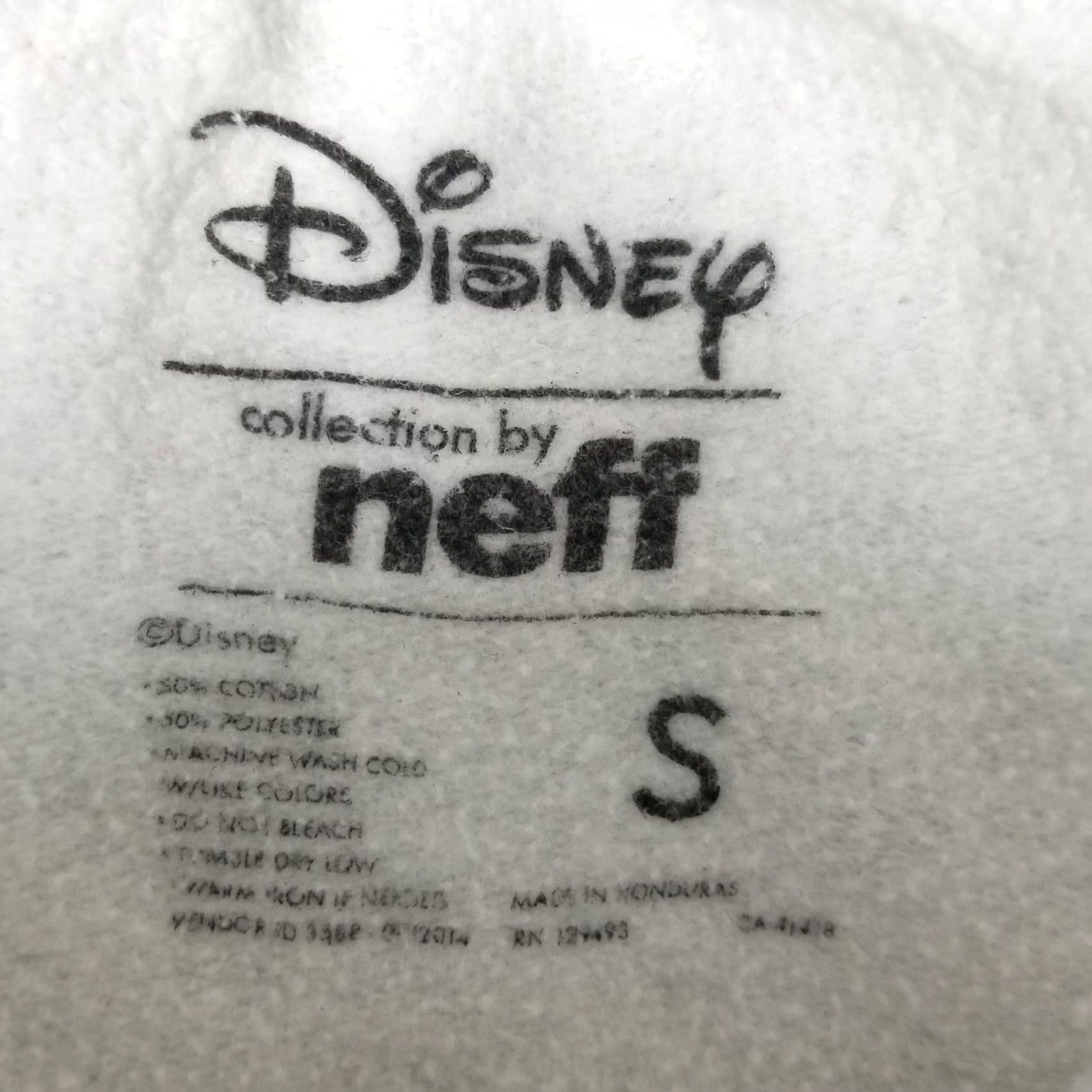 Disney Disney Neff Mickey Mouse Flowers White/Black Sweatshirt Men Small Size US S / EU 44-46 / 1 - 3 Thumbnail