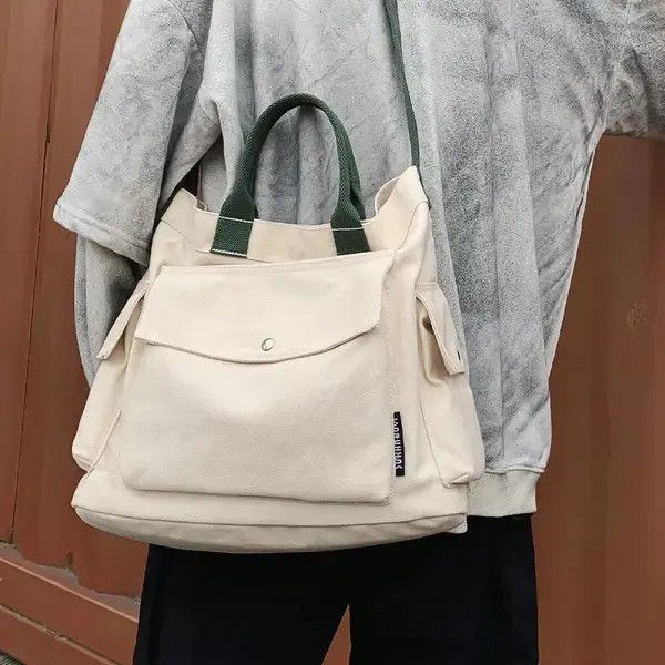 Japanese Brand × Vintage Vintage Canvas Casual Messenger Bag Size ONE SIZE - 1 Thumbnail