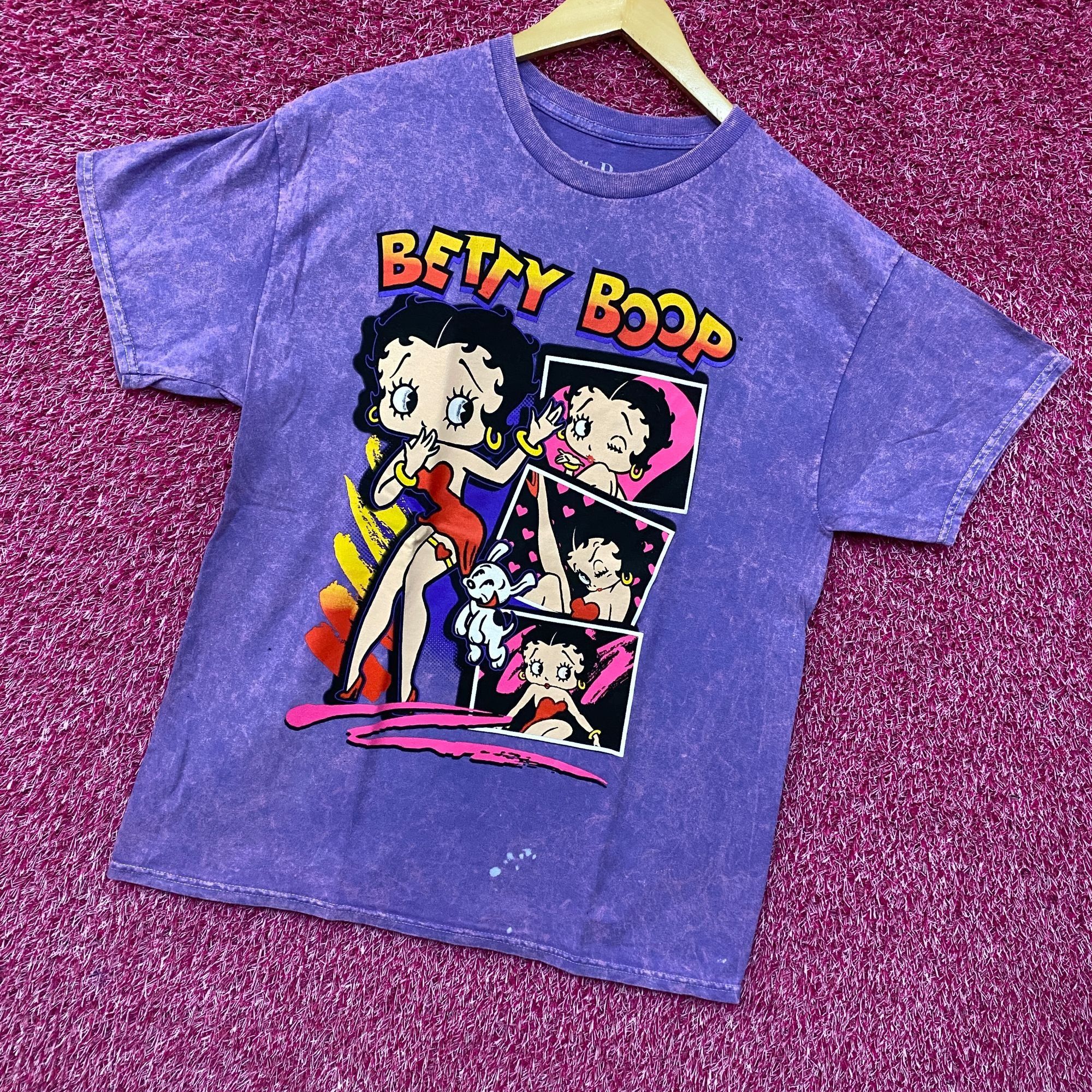Other Betty Boop Polaroid Queen Collage Purple T-Shirt Medium Size US M / EU 48-50 / 2 - 3 Thumbnail
