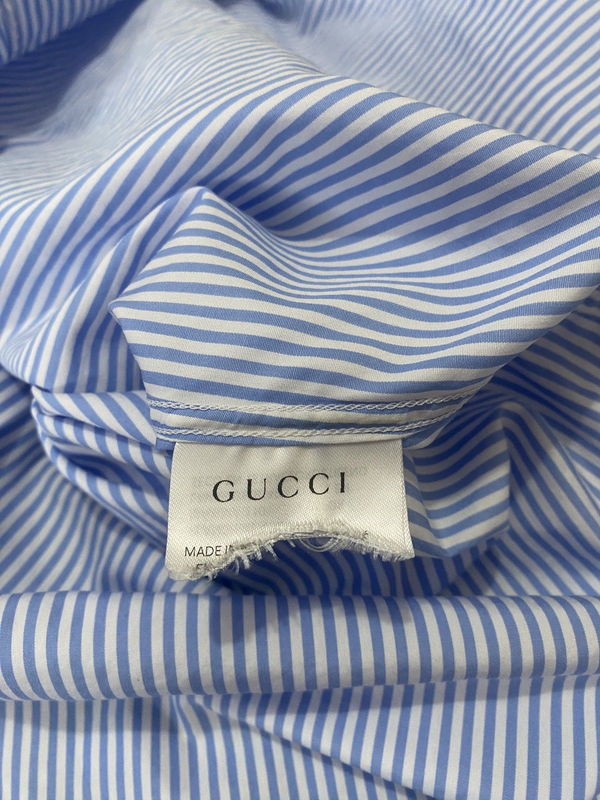 Gucci Gucci luxury Business striped shirt button up new collection Size US XXL / EU 58 / 5 - 3 Thumbnail