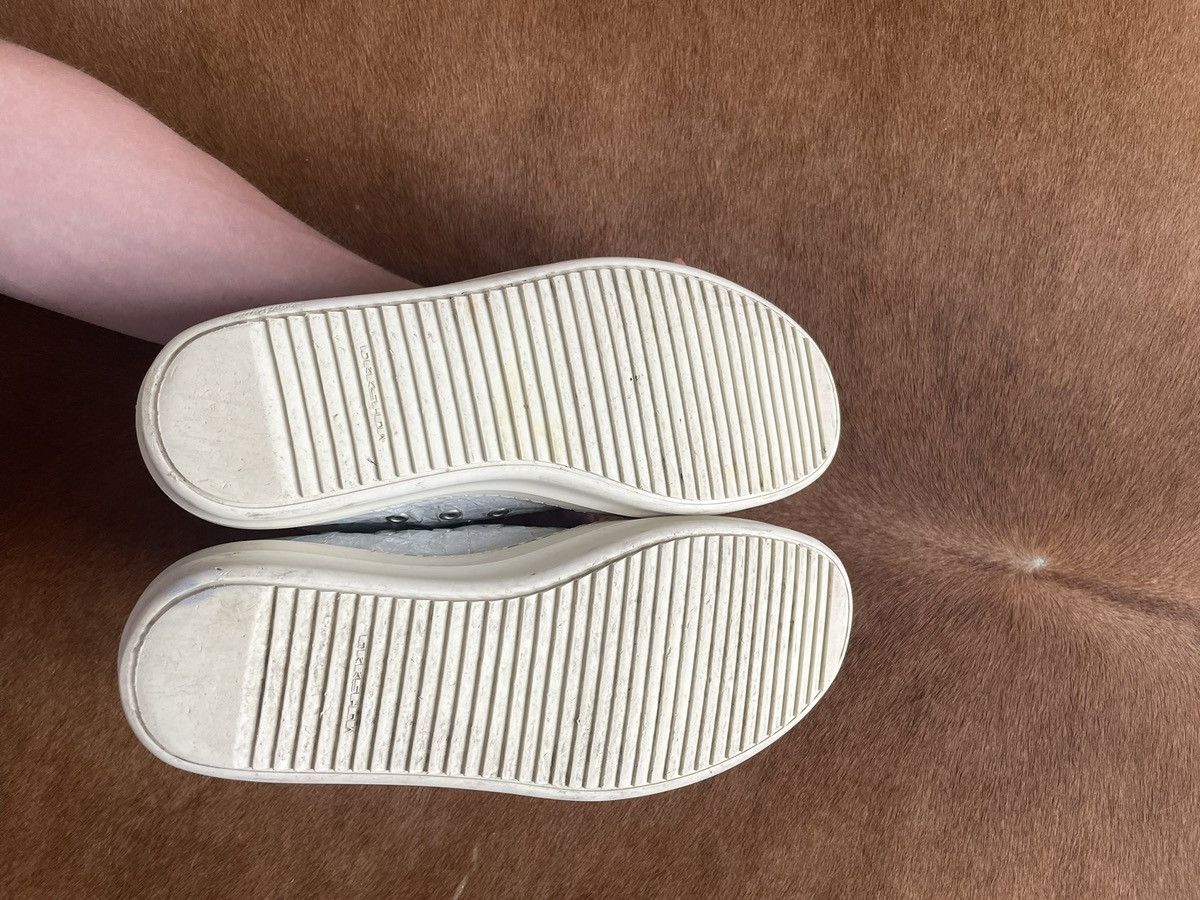 Rick Owens Drkshdw Rick Owens Low Ramones SS21 Dirty White Milk Size 43 Size US 10 / EU 43 - 6 Thumbnail