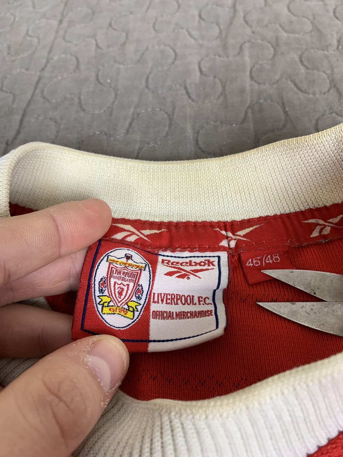 Reebok × Vintage Vintage 1998 2000 Reebook Liverpool Football Soccer Jersey Size US M / EU 48-50 / 2 - 3 Thumbnail
