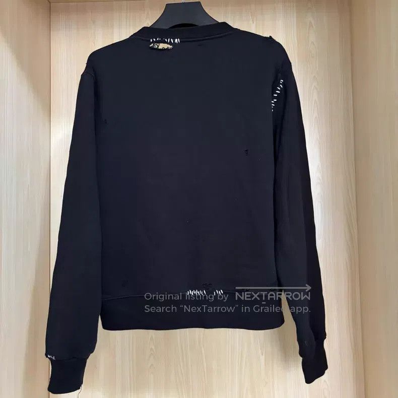Amiri Amiri Heartbroken destroyed bear hoodie, black with hole d Size S / US 4 / IT 40 - 2 Thumbnail