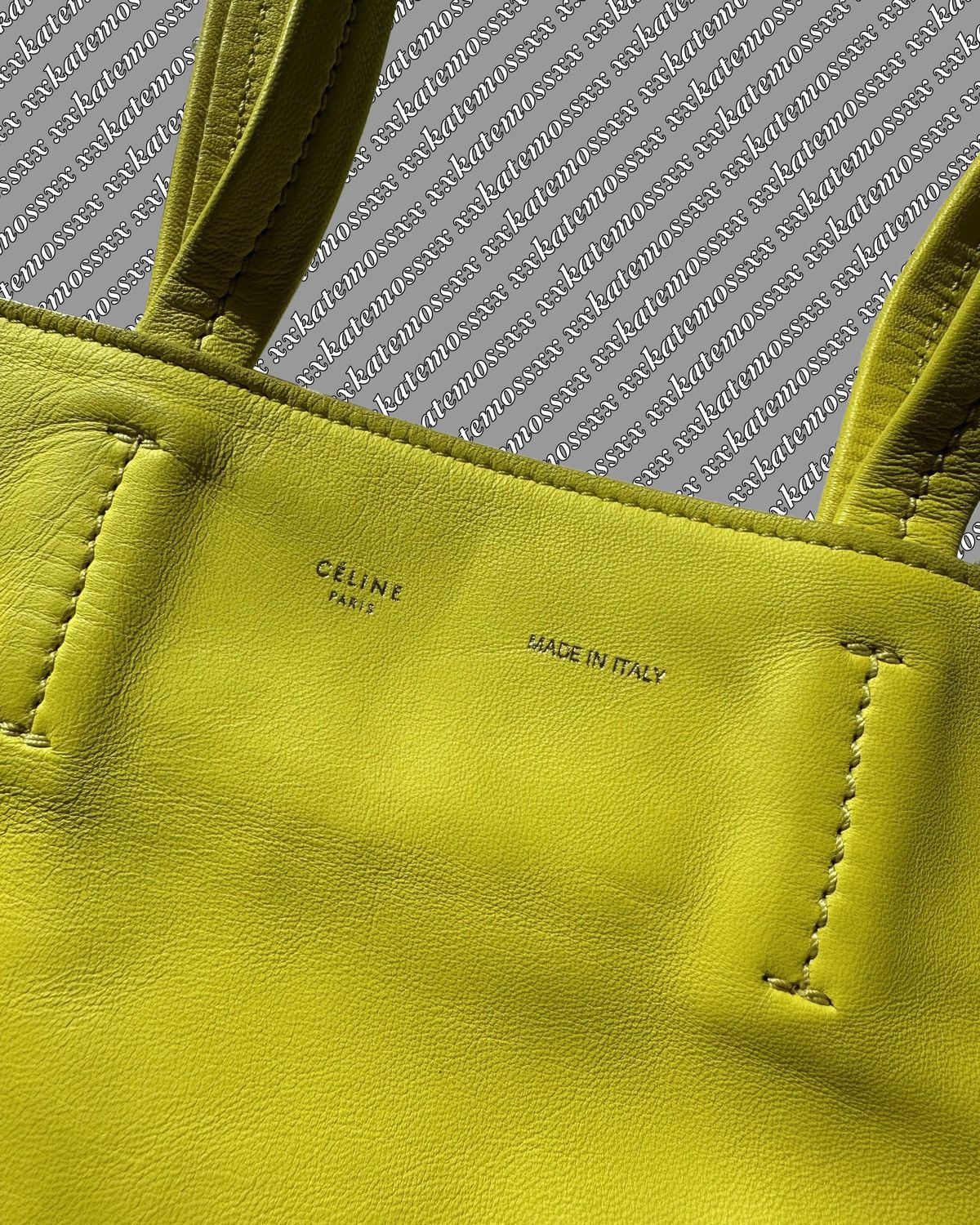 Celine Celine by Phoebe Philo Yellow Cabas Tote Bag Size ONE SIZE - 2 Thumbnail
