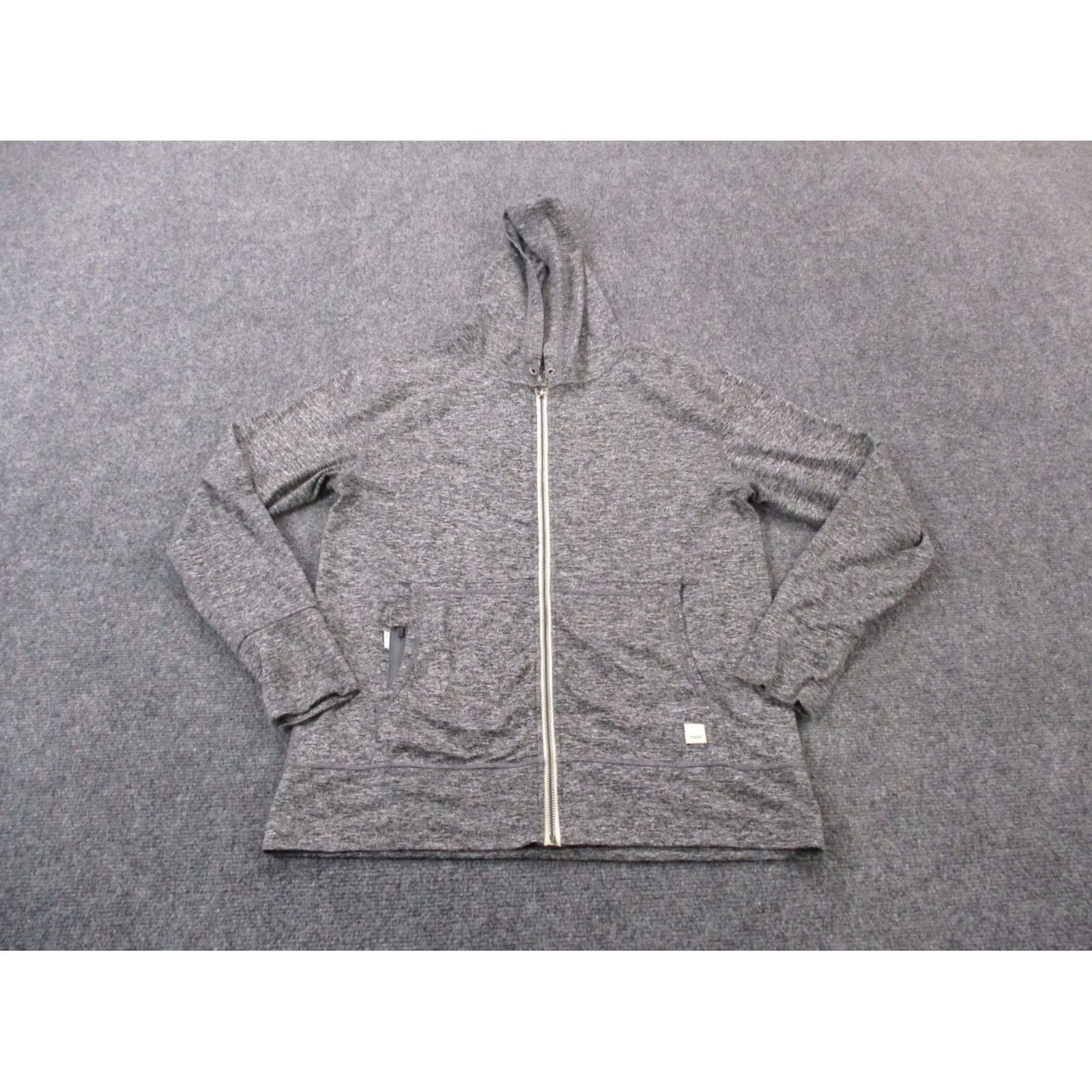 Vuori Vuori Jacket Women M Gray Performance Lightweight Outdoors Track Gym Run Jacket Size M / US 6-8 / IT 42-44 - 2 Thumbnail