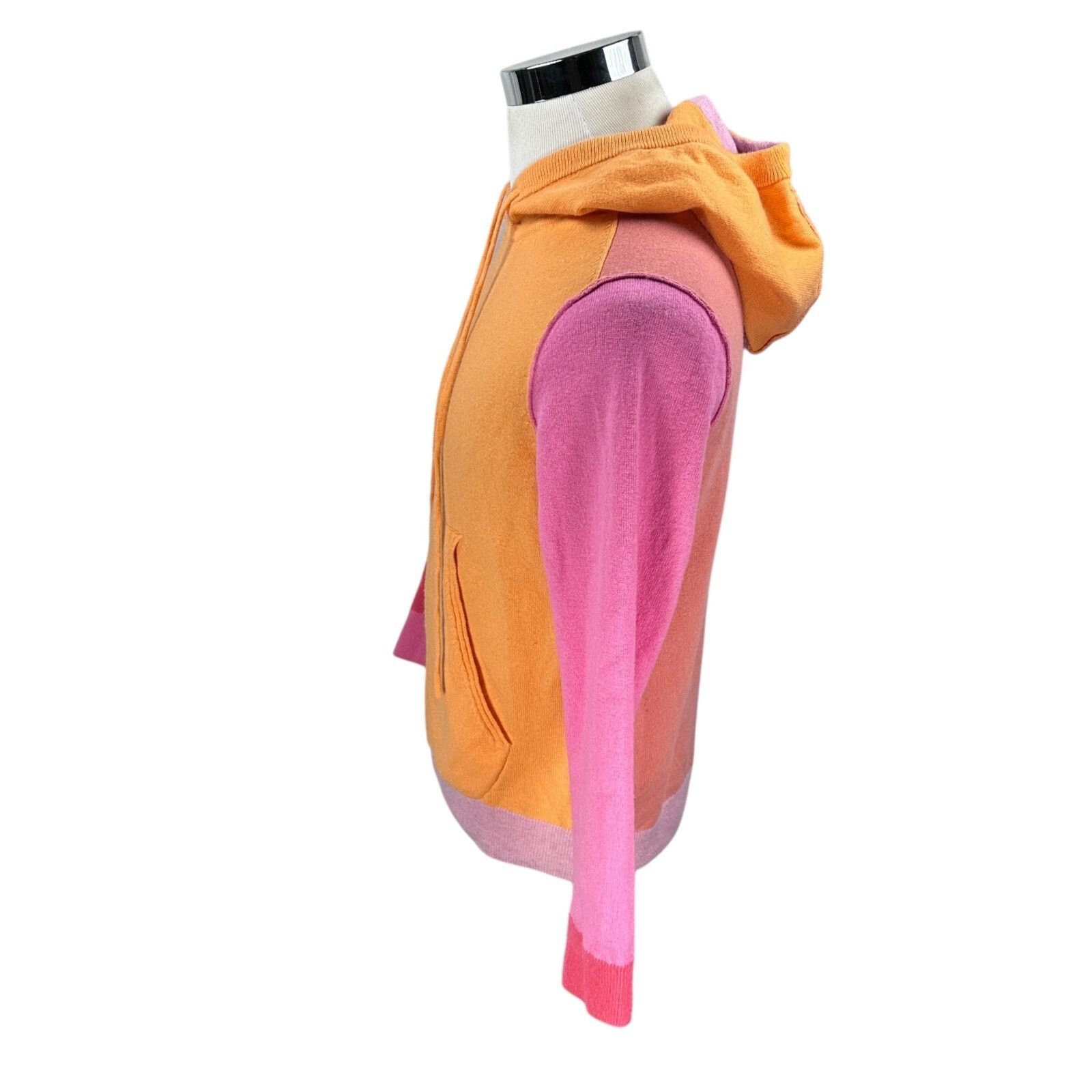 Other Collaboration Hoodie Women’s XS Colorblock Orange Sweater Size XS / US 0-2 / IT 36-38 - 3 Thumbnail