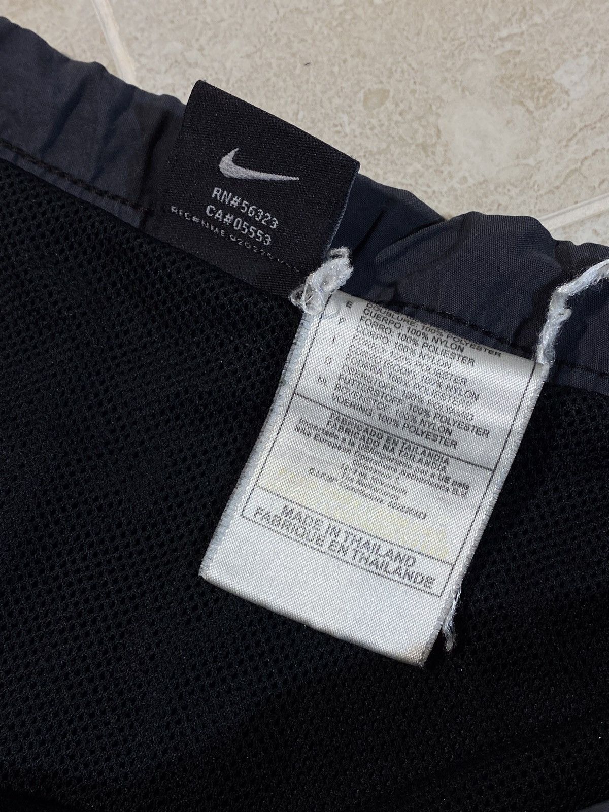Nike 🔥 Y2K NIKE SWOOSH SWIM SHORTS NYLON SUMMER VIBES GREY Size US 32 / EU 48 - 9 Thumbnail