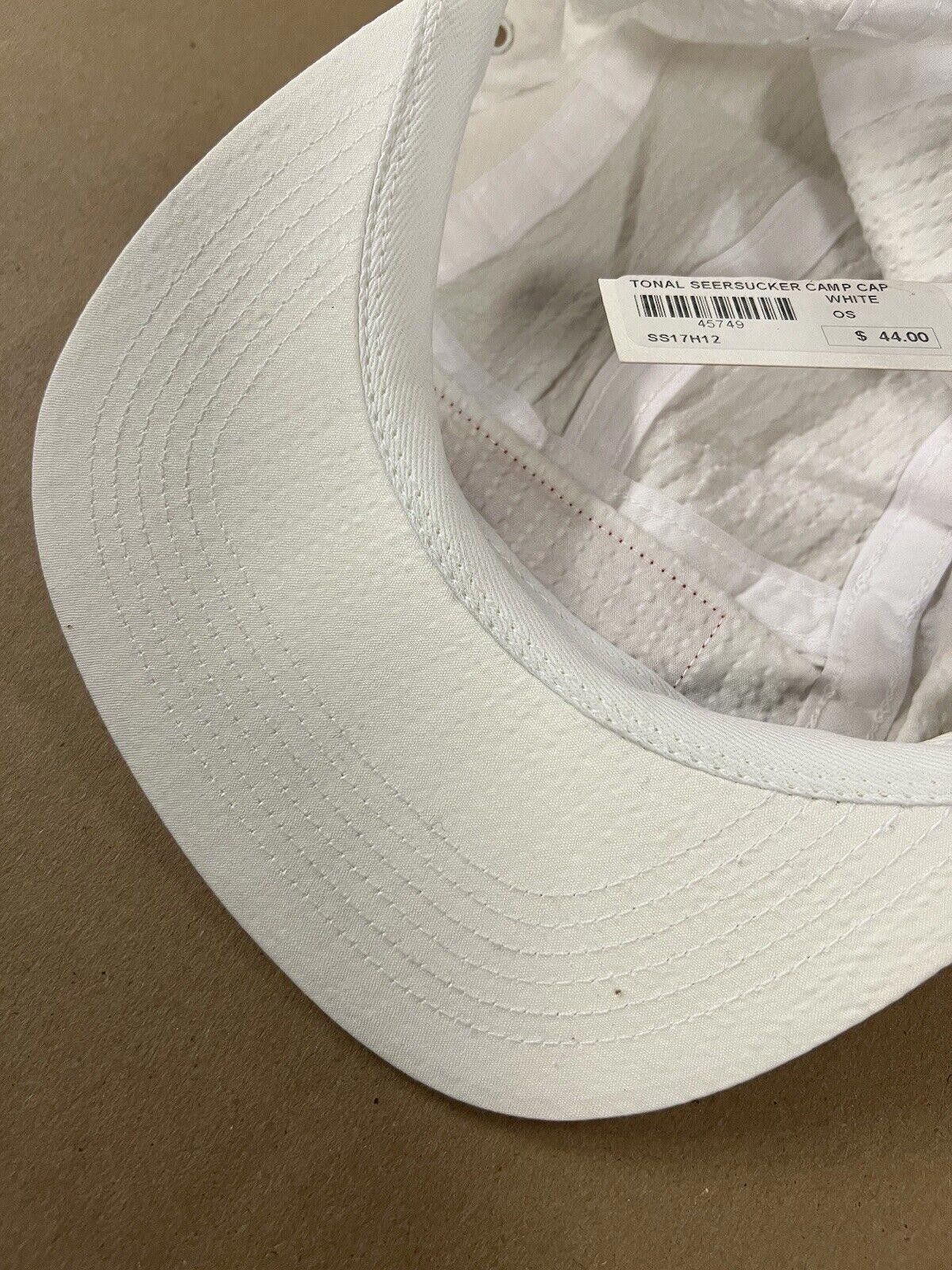 Supreme SS17 Supreme Seersucker White Red Box Logo 5 Panel Camp Cap Size ONE SIZE - 3 Thumbnail