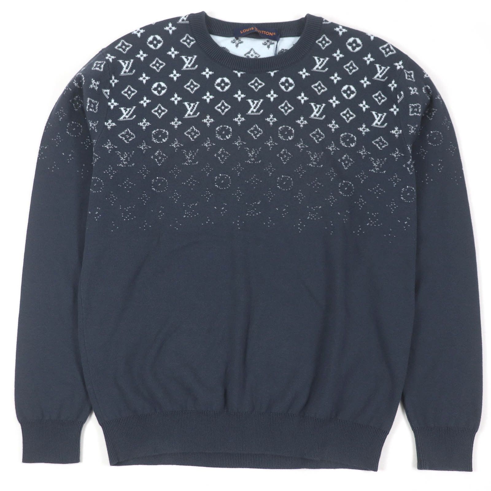 Louis Vuitton Louis Vuitton Louis Vuitton Monogram Gradient Cotton Sweater Cotton Tops 1AFAPP Size ONE SIZE - 1 Thumbnail