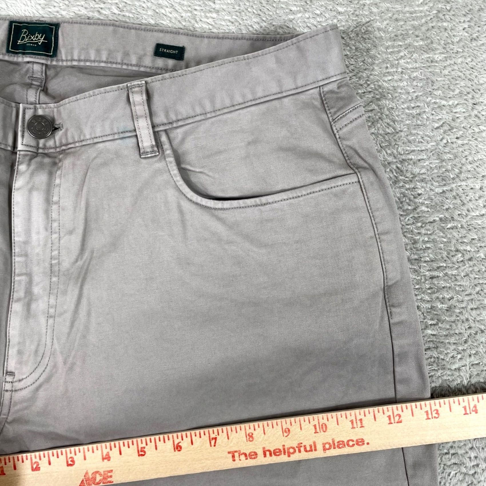Nomad Bixby Nomad Pants Mens 32x34 Straight Fit Stretch Casual Gray Size US 32 / EU 48 - 7 Thumbnail