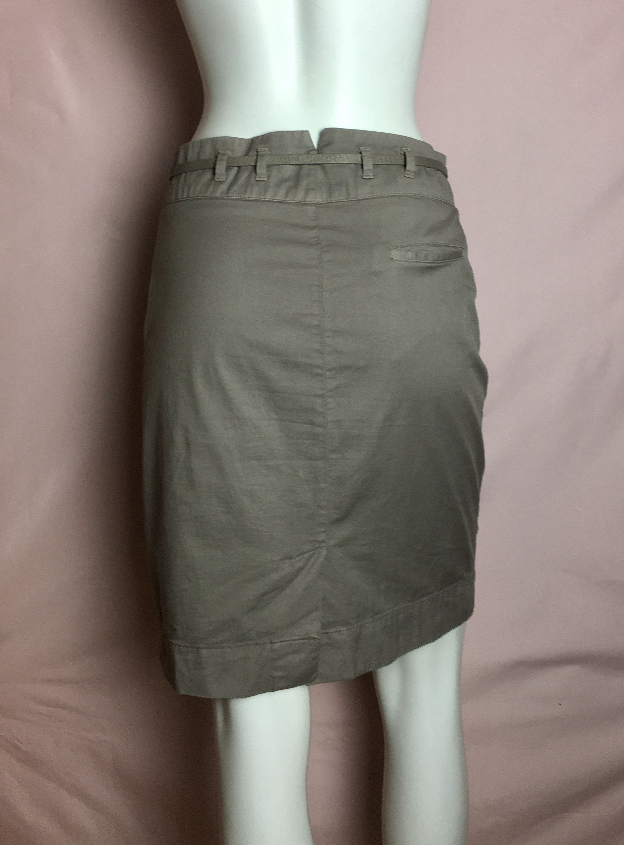 Fabiana Filippi Fabiana Filippi Beige Cotton Womens Skirt Size 30" / US 8 / IT 44 - 4 Thumbnail