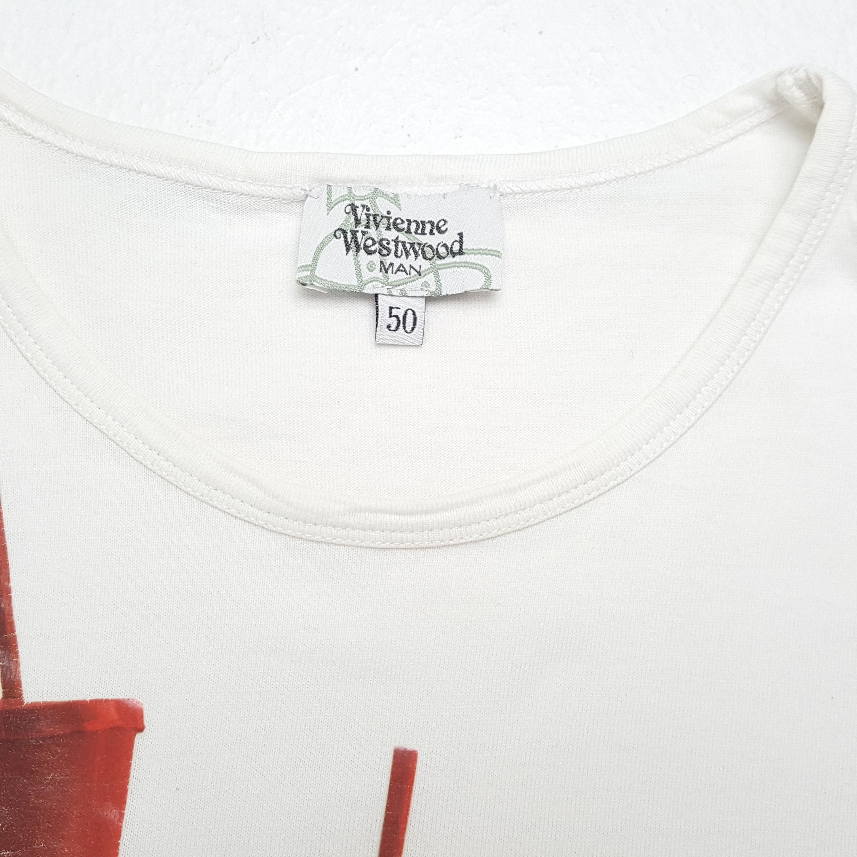 Japanese Brand × Vintage × Vivienne Westwood Vintage VIVIENNE WESTWOOD British Designer Brand T-Shirts Size US M / EU 48-50 / 2 - 7 Thumbnail