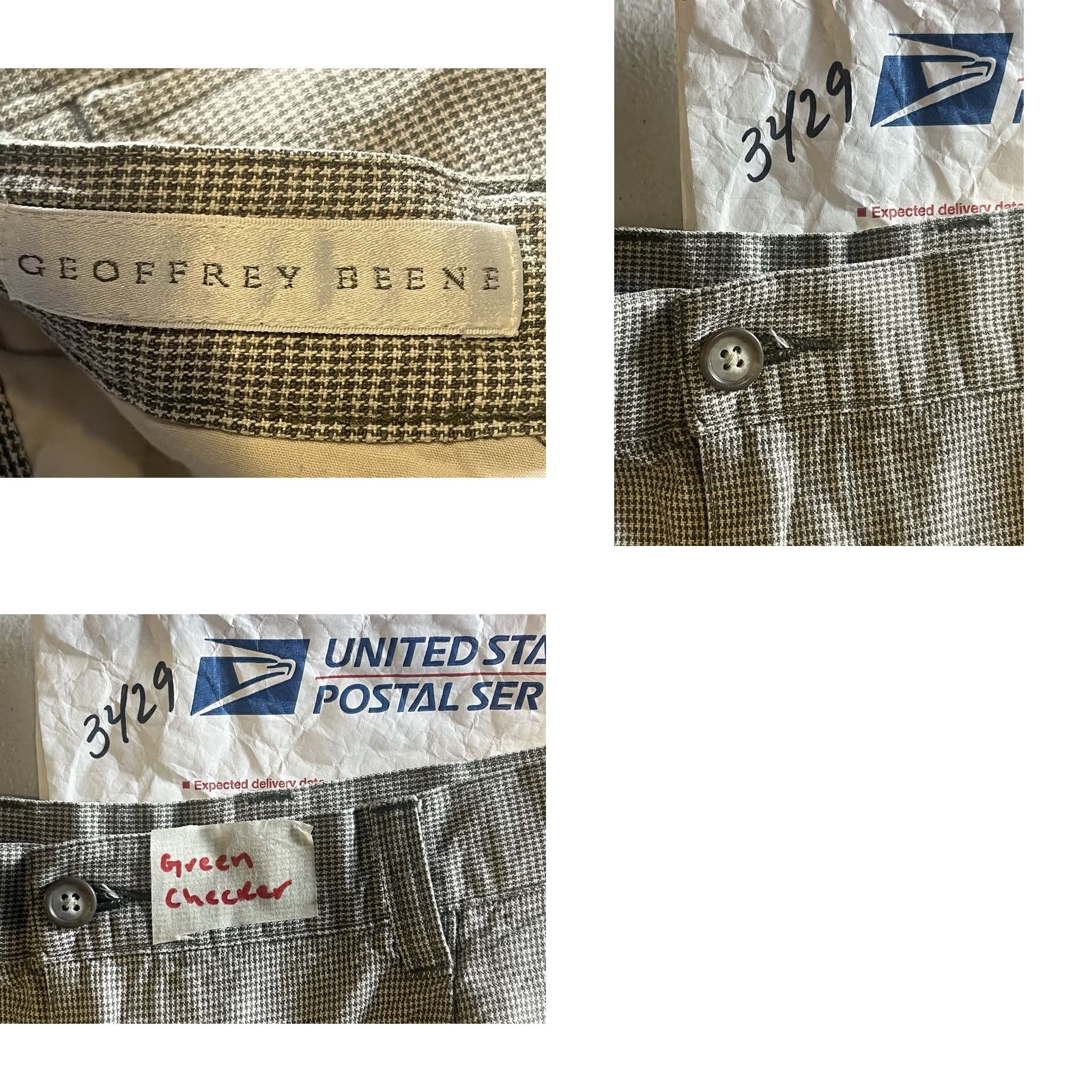 Geoffrey Beene Geoffrey Beene Mens Chino Shorts Casual Vintage No (adjust to fit) Size US 36 / EU 52 - 8 Thumbnail