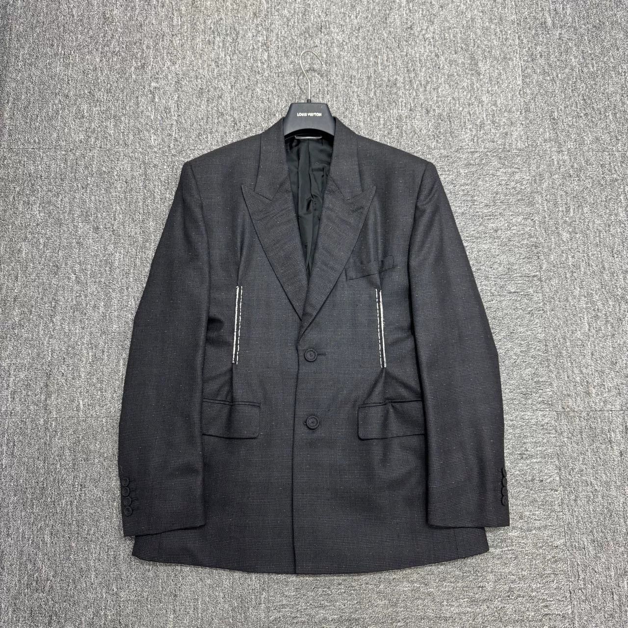 Dior dior checkered waist cinched blazer Size US M / EU 48-50 / 2 - 1 Thumbnail