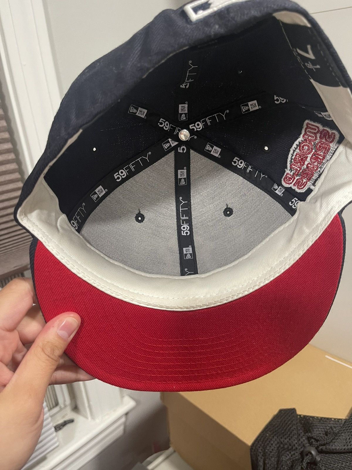 Other Hat Heaven ‘Red UV’ New York Yankees Fitted Size 7 1/8 Size ONE SIZE - 3 Thumbnail