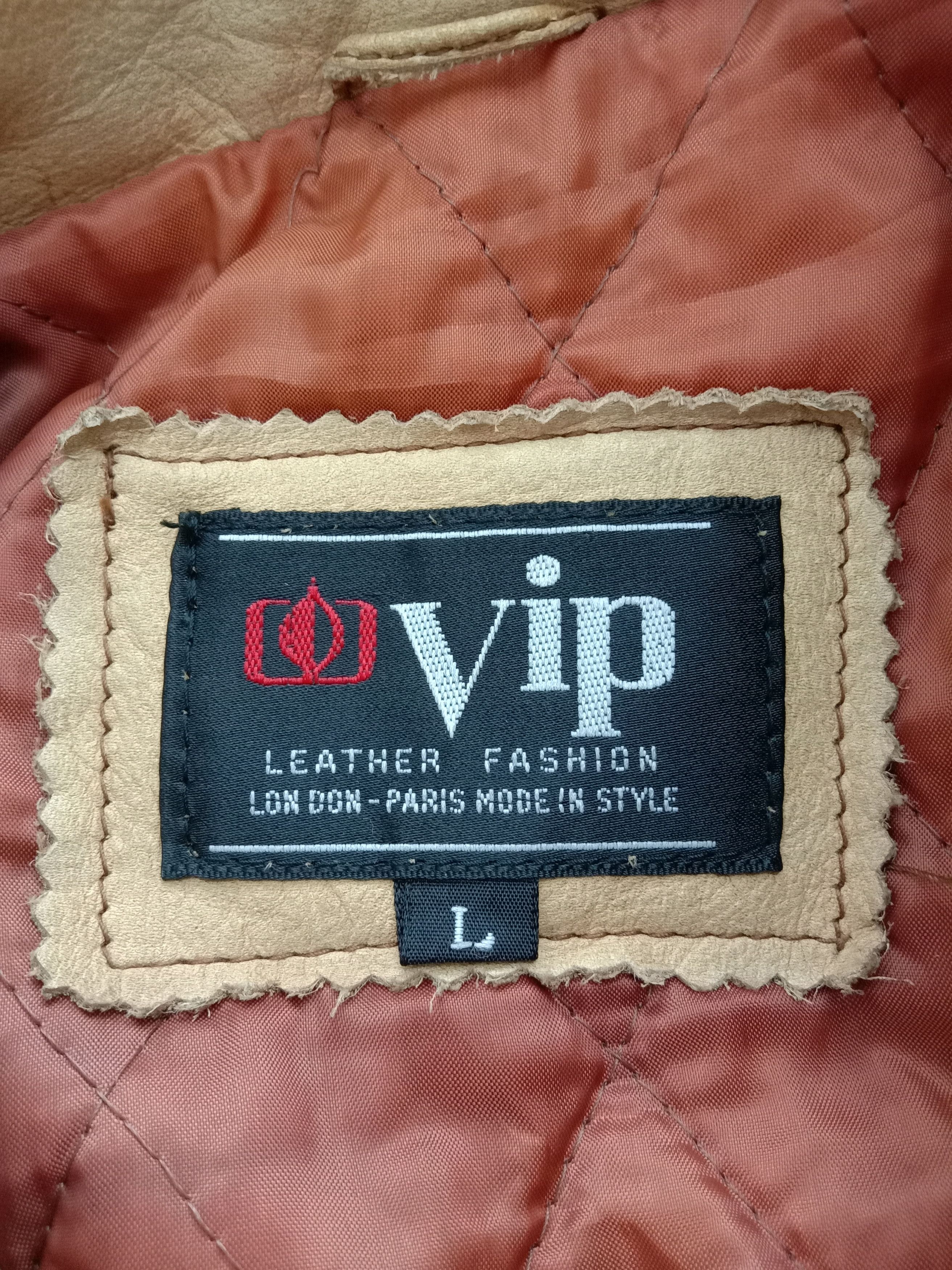 Vintage Vintage VIP Leather Fashion London-Paris Stylish Jacket Size US L / EU 52-54 / 3 - 8 Thumbnail