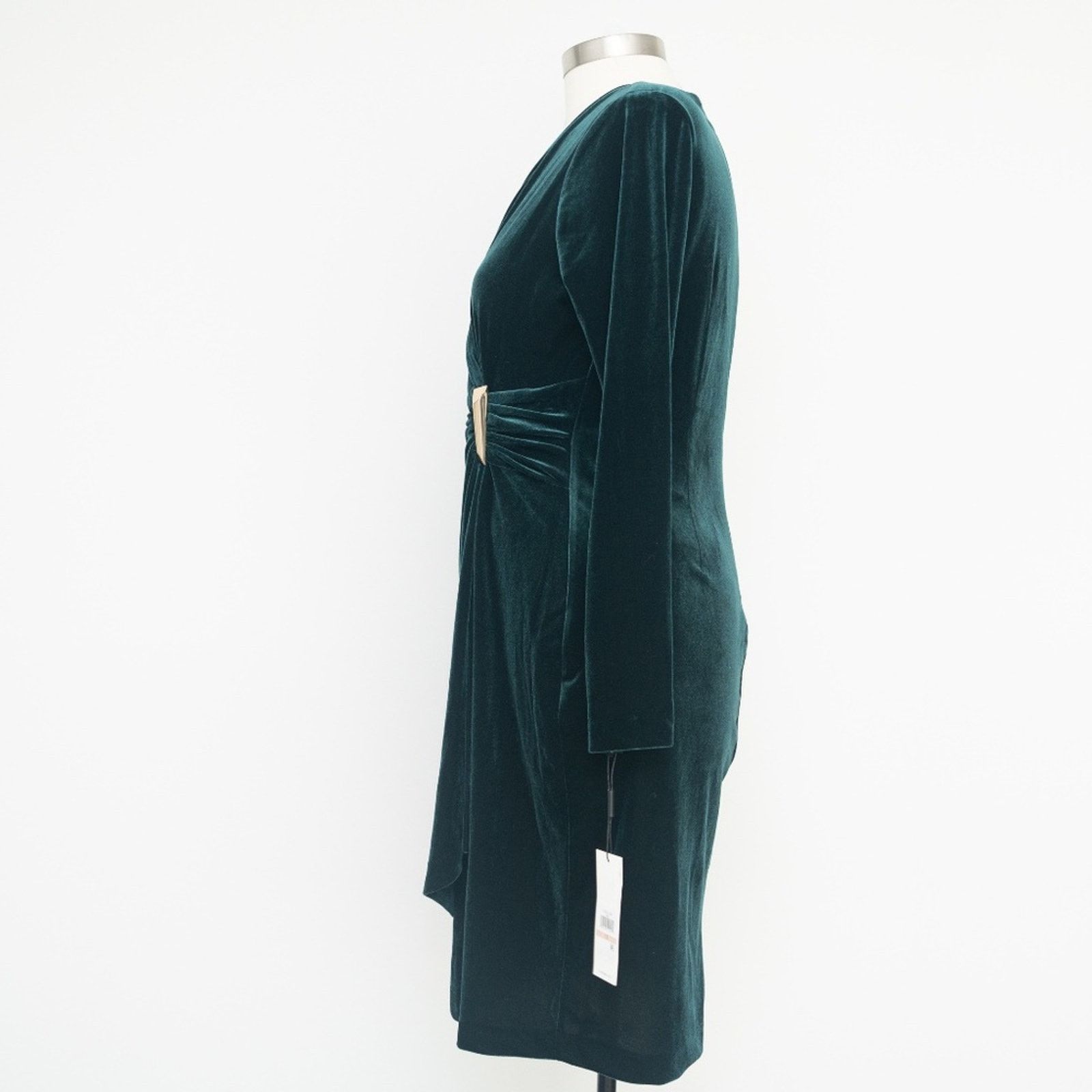 Calvin Klein Calvin Klein. Lux Velvet Wrapped Dress Size XL / US 12-14 / IT 48-50 - 7 Thumbnail