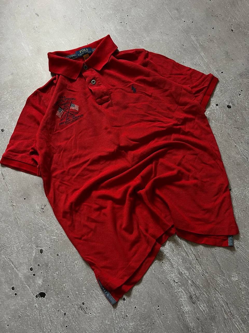 Polo Ralph Lauren Polo Ralph Lauren Custom Fit Men's Shirt American Flag S Size US S / EU 44-46 / 1 - 1 Thumbnail