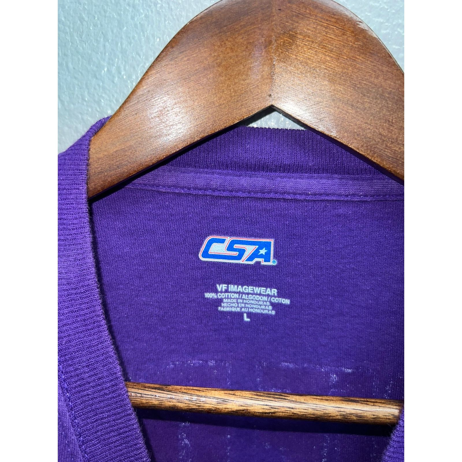 CSA Colorado Rockies Purple Shirt Got Postseason Baseball Tee L Size US L / EU 52-54 / 3 - 4 Thumbnail