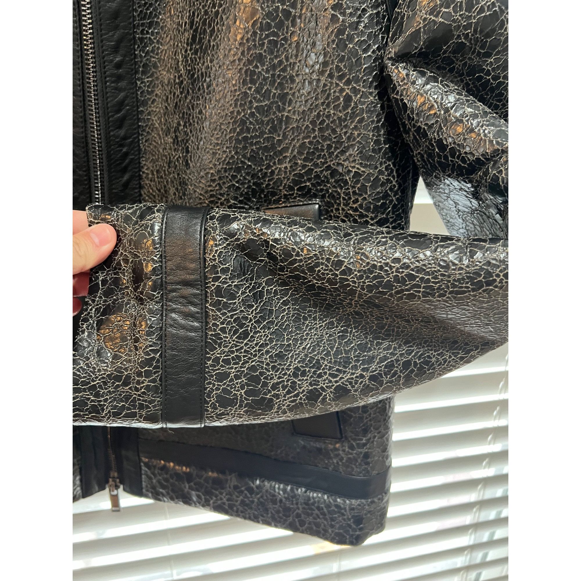 Hugo Boss Hugo Boss Leather Sheepskin and Real Fir Lined Mens Jacket N Size US XS / EU 42 / 0 - 4 Thumbnail