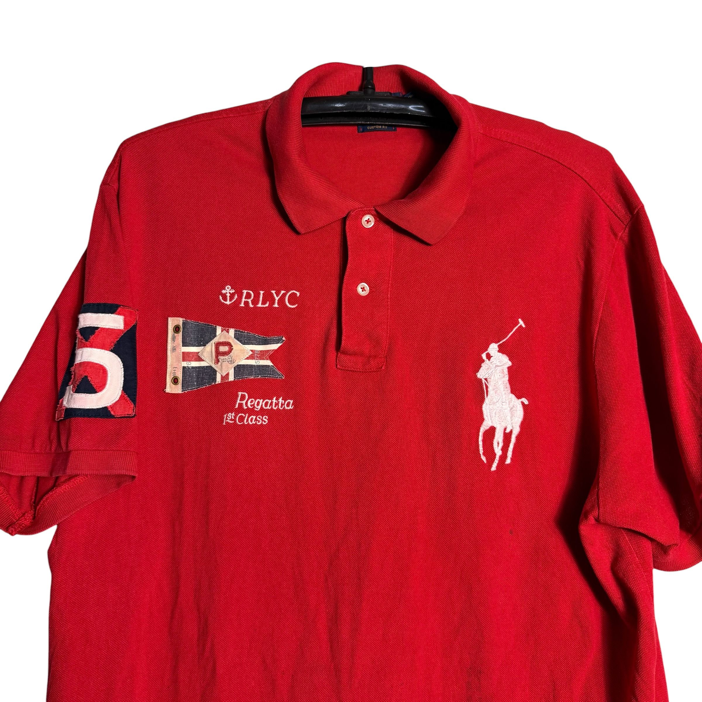 Polo Ralph Lauren 🔥RARE🔥Vintage Polo Ralph Lauren RLYC Big Pony Polo Size US XL / EU 56 / 4 - 2 Thumbnail