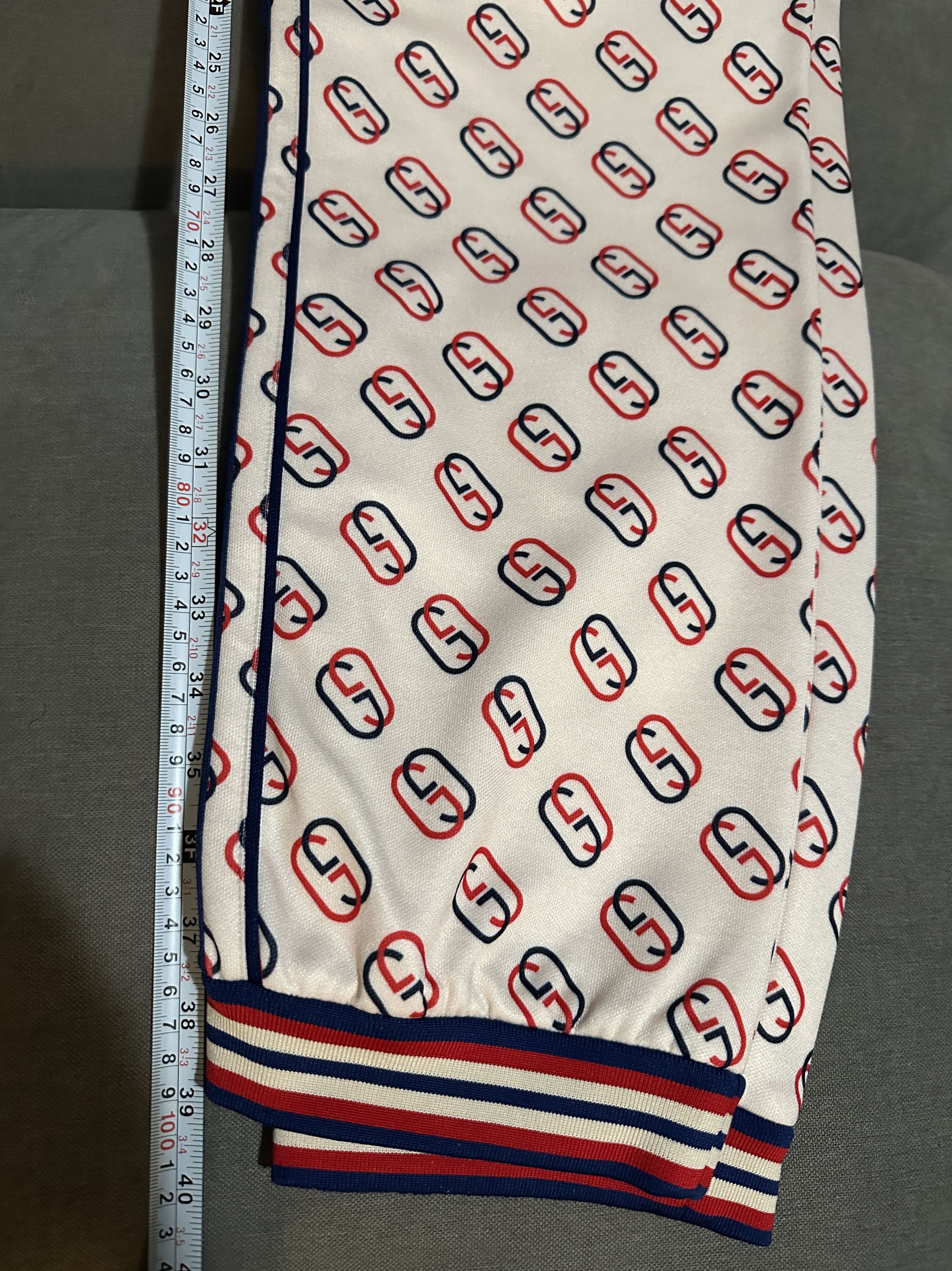 Gucci Gucci Men's Multi-color Cotton Interlocking G Pants sz XL Size US 36 / EU 52 - 2 Thumbnail