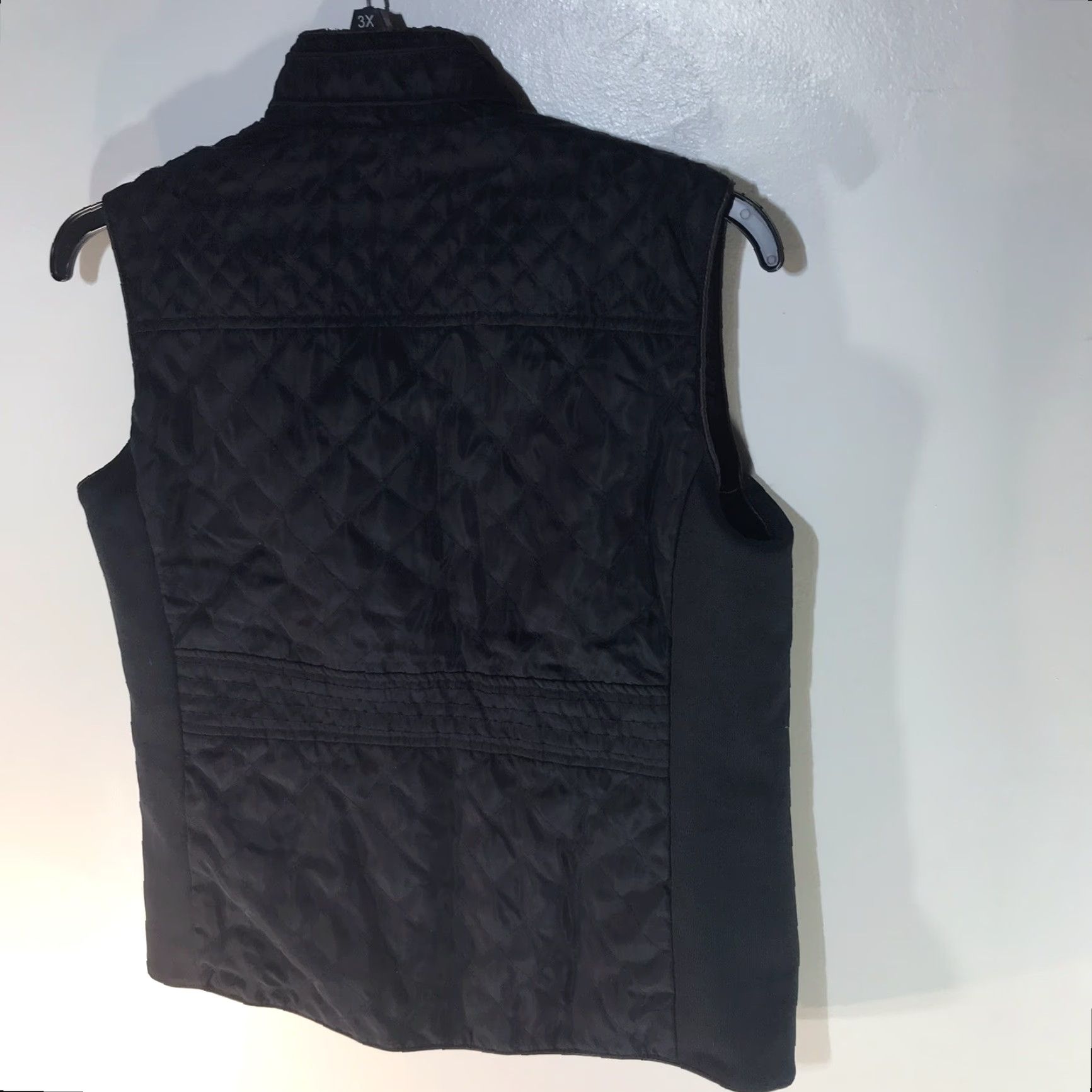 Vintage Cavalini Navy Quilted Vest Womens Size M Full Zip Softshell Casual Outdoor Size M / US 6-8 / IT 42-44 - 4 Thumbnail