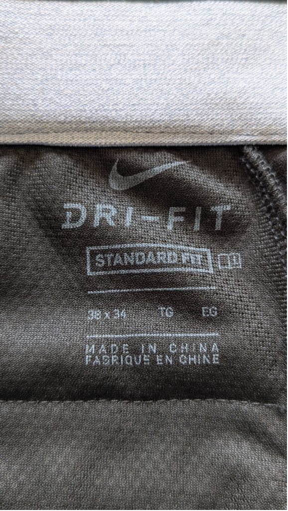 Nike Men's Nike Dri-FIT Golf Pants Size 36x34 Black Size US 36 / EU 52 - 4 Thumbnail