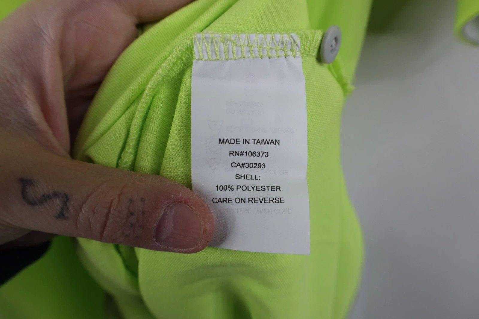 Vintage New Zero Restriction Forged Collared Golf Golfing Polo Lime Size US L / EU 52-54 / 3 - 12 Thumbnail
