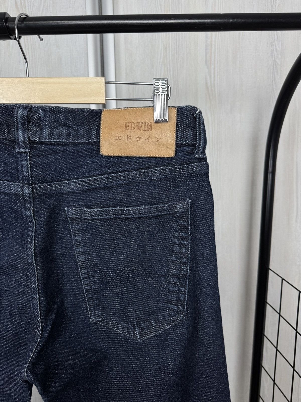 Edwin Edwin ED-80 Slim Tapered Navy blue selvedge denim jeans Size US 32 / EU 48 - 11 Thumbnail