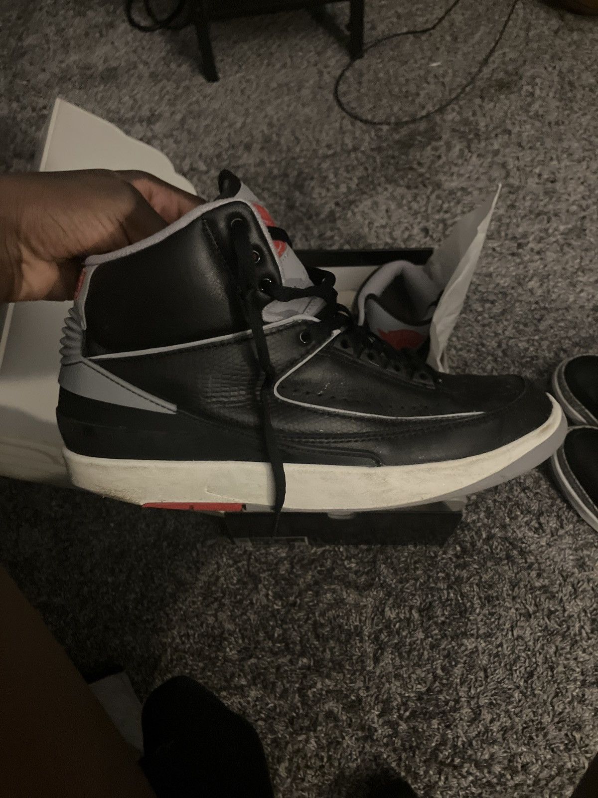 Jordan Brand Black cement Jordan 2s Size US 10 / EU 43 - 4 Thumbnail