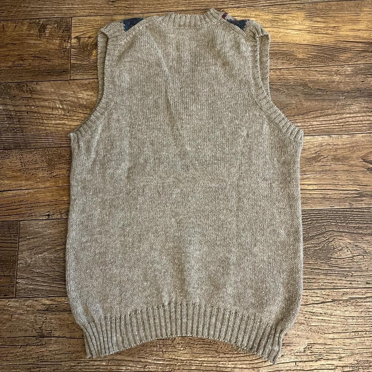 Vintage Vintage Christopher Hayes Wool Knit Vest Size US M / EU 48-50 / 2 - 2 Thumbnail