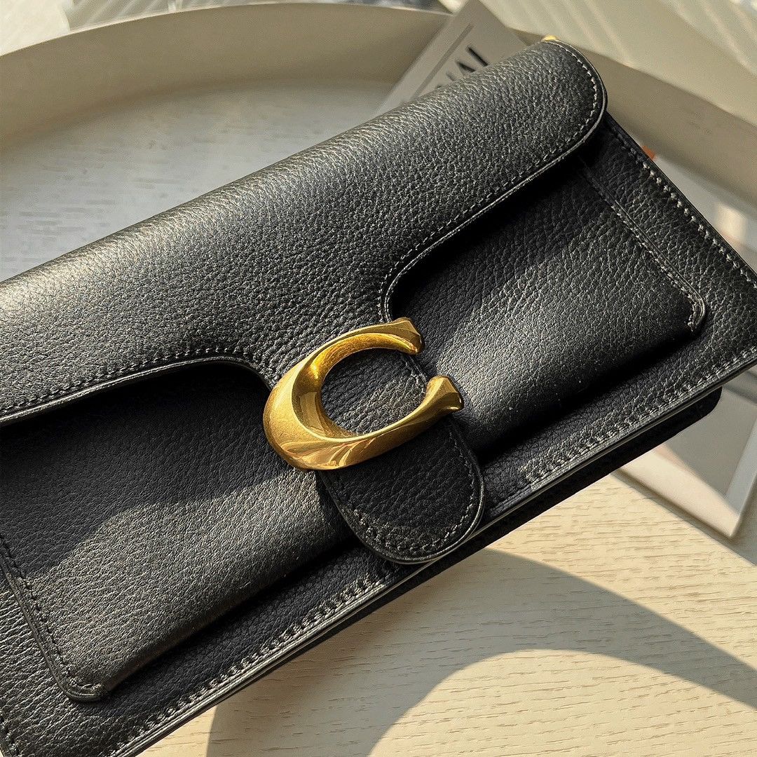 Coach Coach Tabby Shoulder Bag – Black / Gold Hardware Size ONE SIZE - 2 Thumbnail