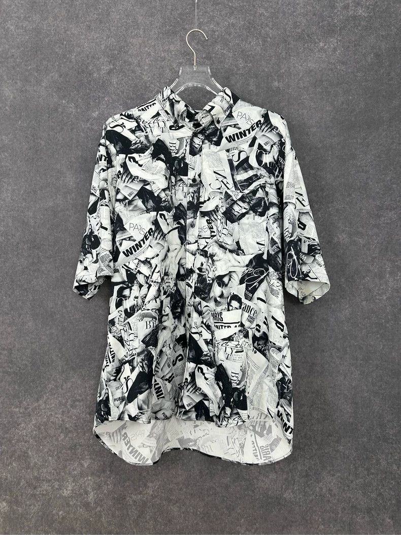 Balenciaga Balenciaga size 39 Magazine shirt coat Size US XS / EU 42 / 0 - 1 Thumbnail