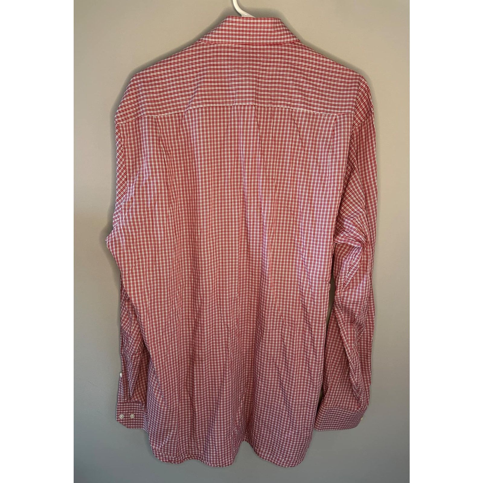 Peter Millar Peter Millar Long Sleeve Button-Down Shirt Red Men's XL Size US XL / EU 56 / 4 - 5 Thumbnail