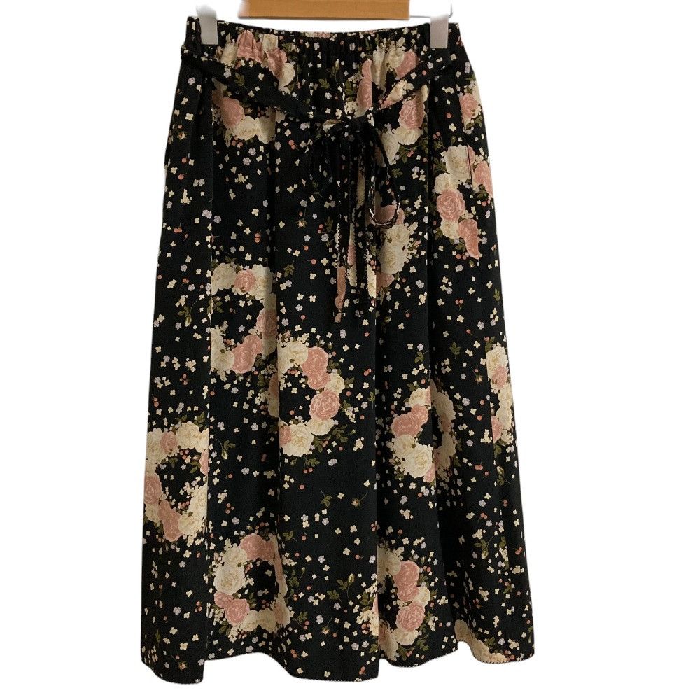 Other Other PINK HOUSE Flower Print Easy Skirt Textile Skirts DUTY FREE for USA Size ONE SIZE - 1 Thumbnail