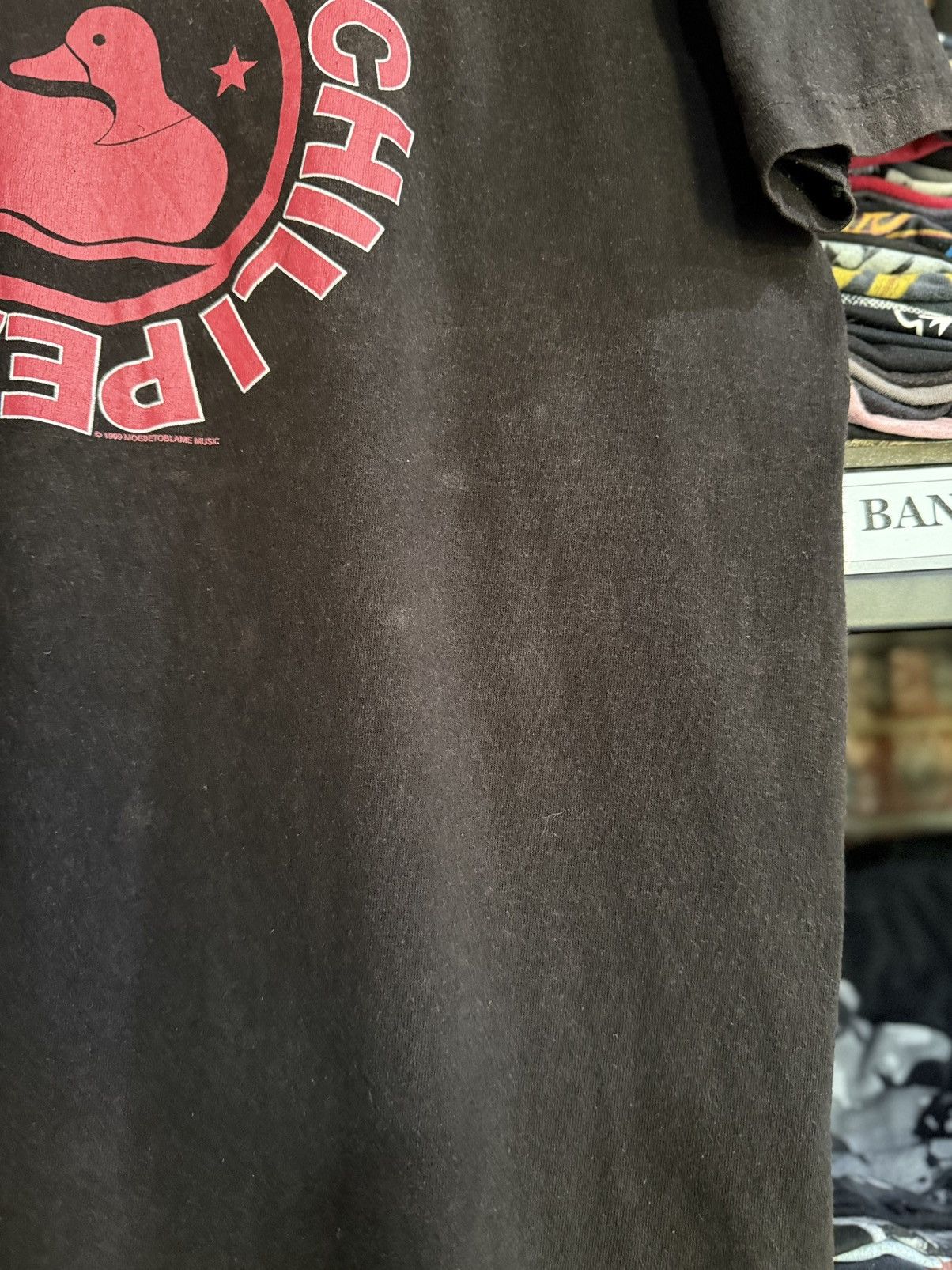 Band Tees Thrashed Vintage 90s Red Hot Chilli Peppers Sun Faded Tee Size US L / EU 52-54 / 3 - 10 Thumbnail