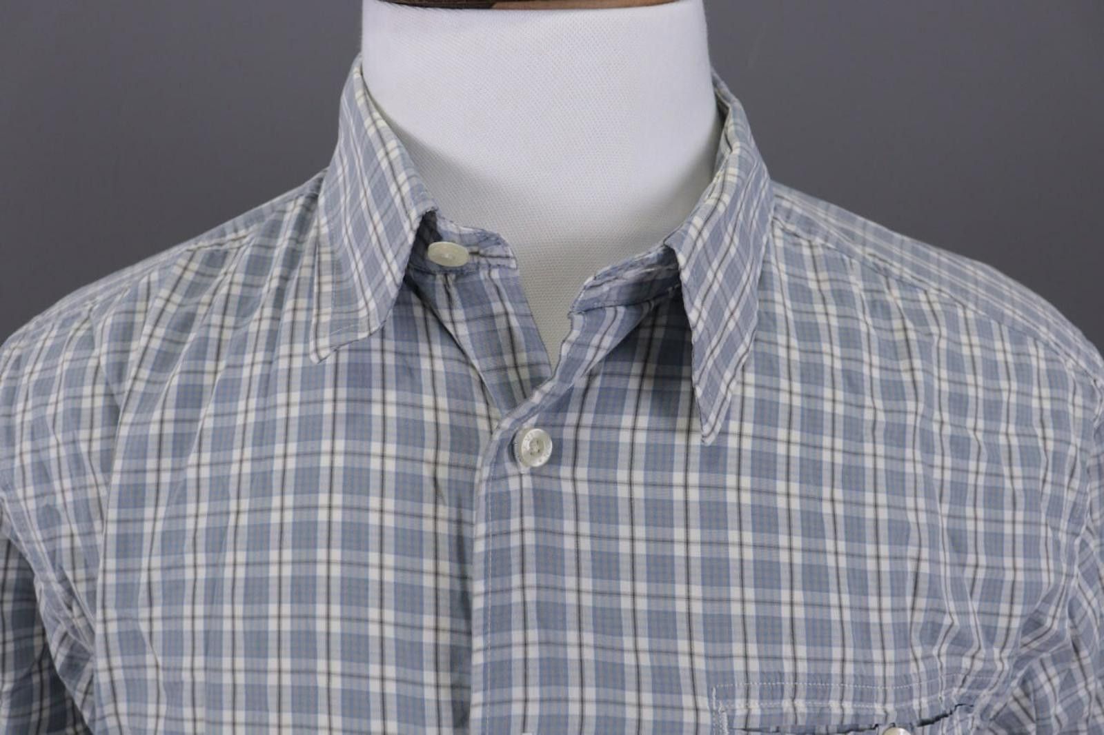 Chevignon Chevignon Multicolor Plaid Cotton Collared Down Shirt Size L Size US L / EU 52-54 / 3 - 4 Thumbnail