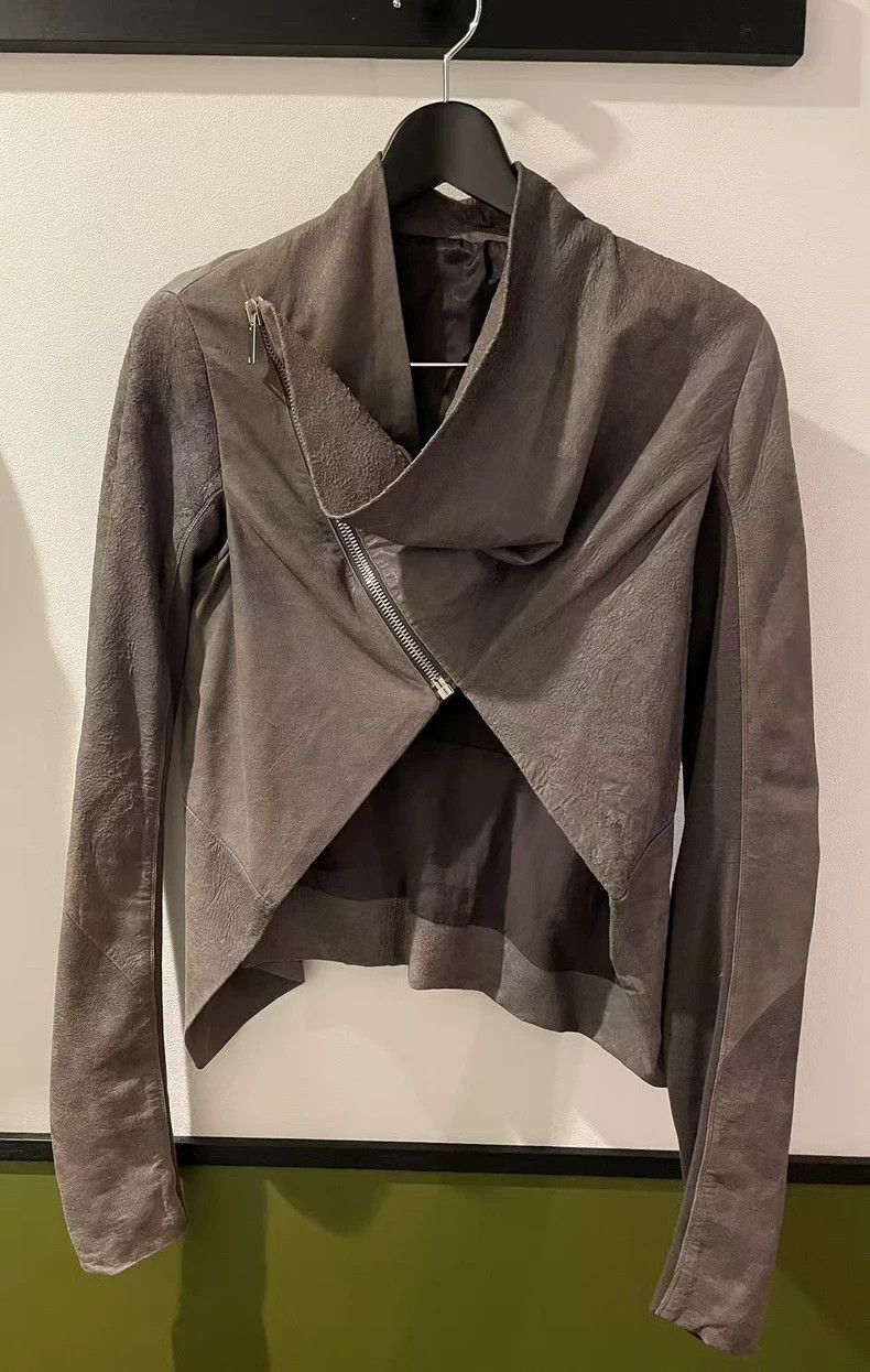 Rick Owens rick owens size 8 Lambskin cropped jacket Size US M / EU 48-50 / 2 - 2 Thumbnail
