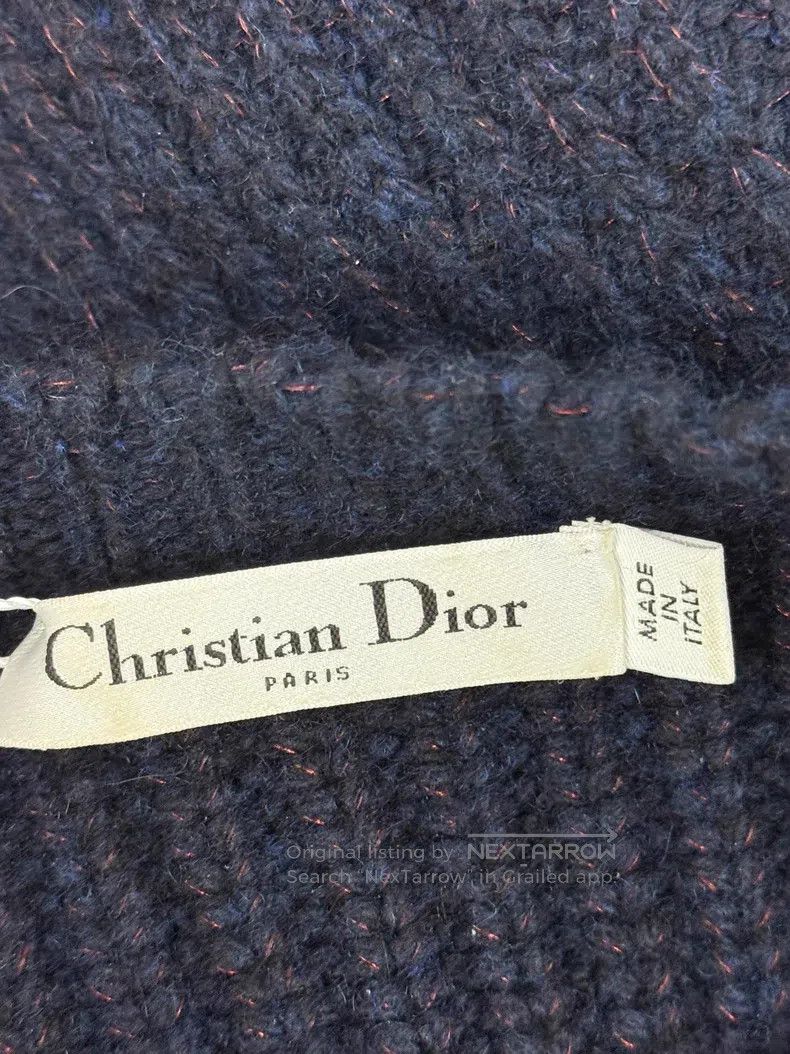 Dior Dior Dark blue cashmere sweater Size XS / US 0-2 / IT 36-38 - 3 Thumbnail