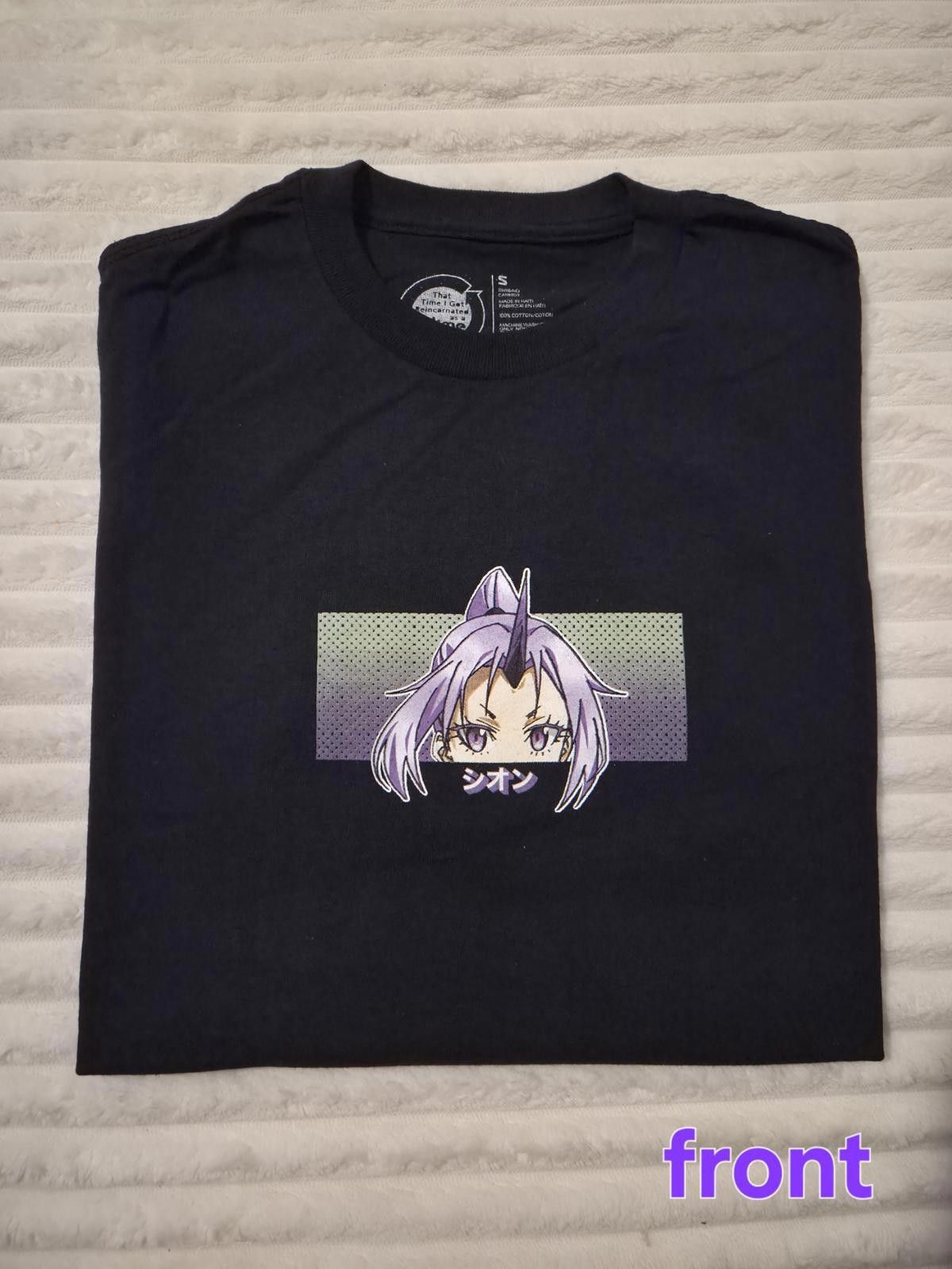 Unknown London Black Anime Graphic T-Shirt with Shion Character Size Small Size S / US 4 / IT 40 - 1 Thumbnail