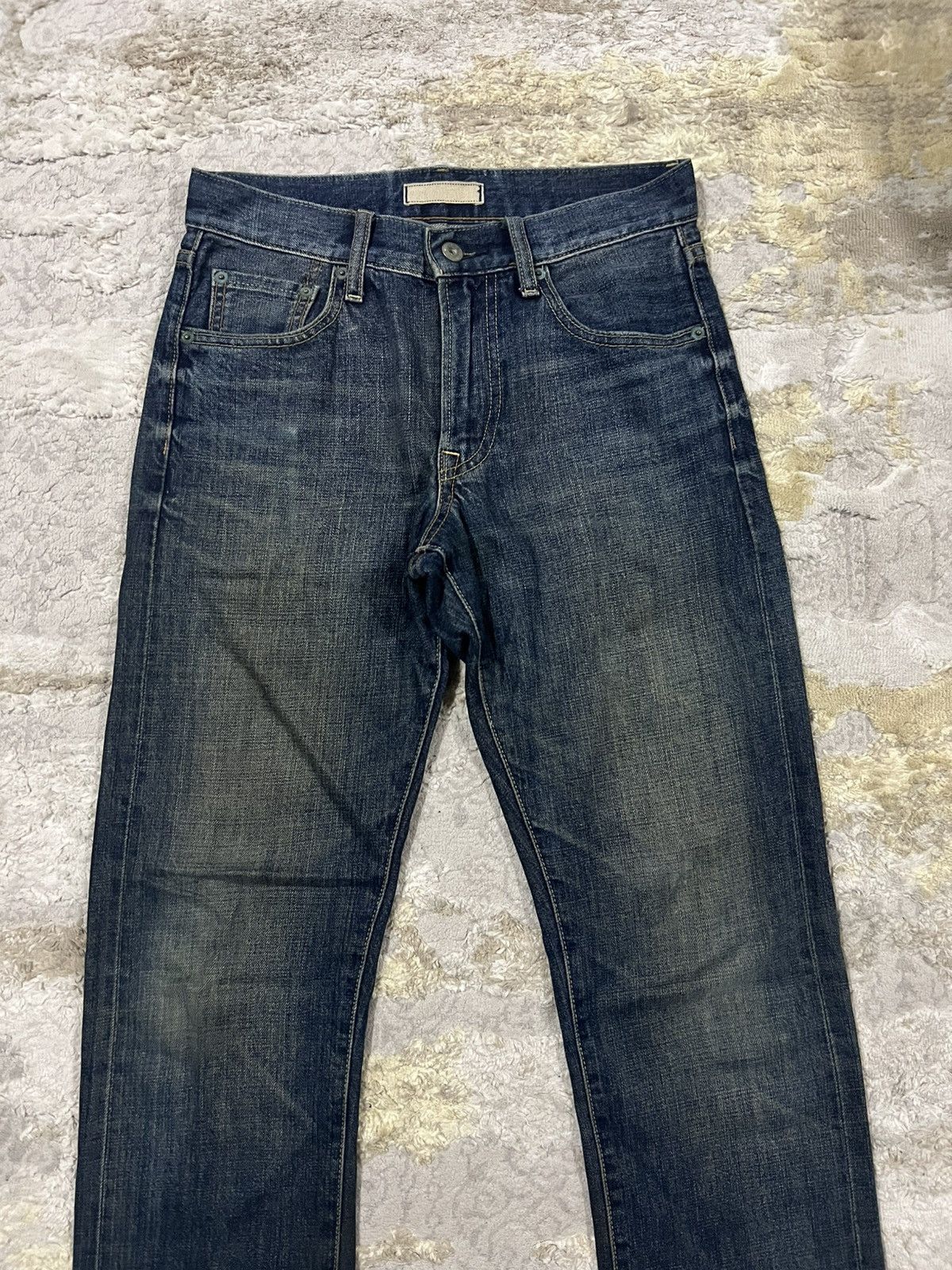 Oni Vintage Uniqlo 🇯🇵 Mud Wash Selvedge Denim Jeans Regular Cut Size US 28 / EU 44 - 4 Thumbnail