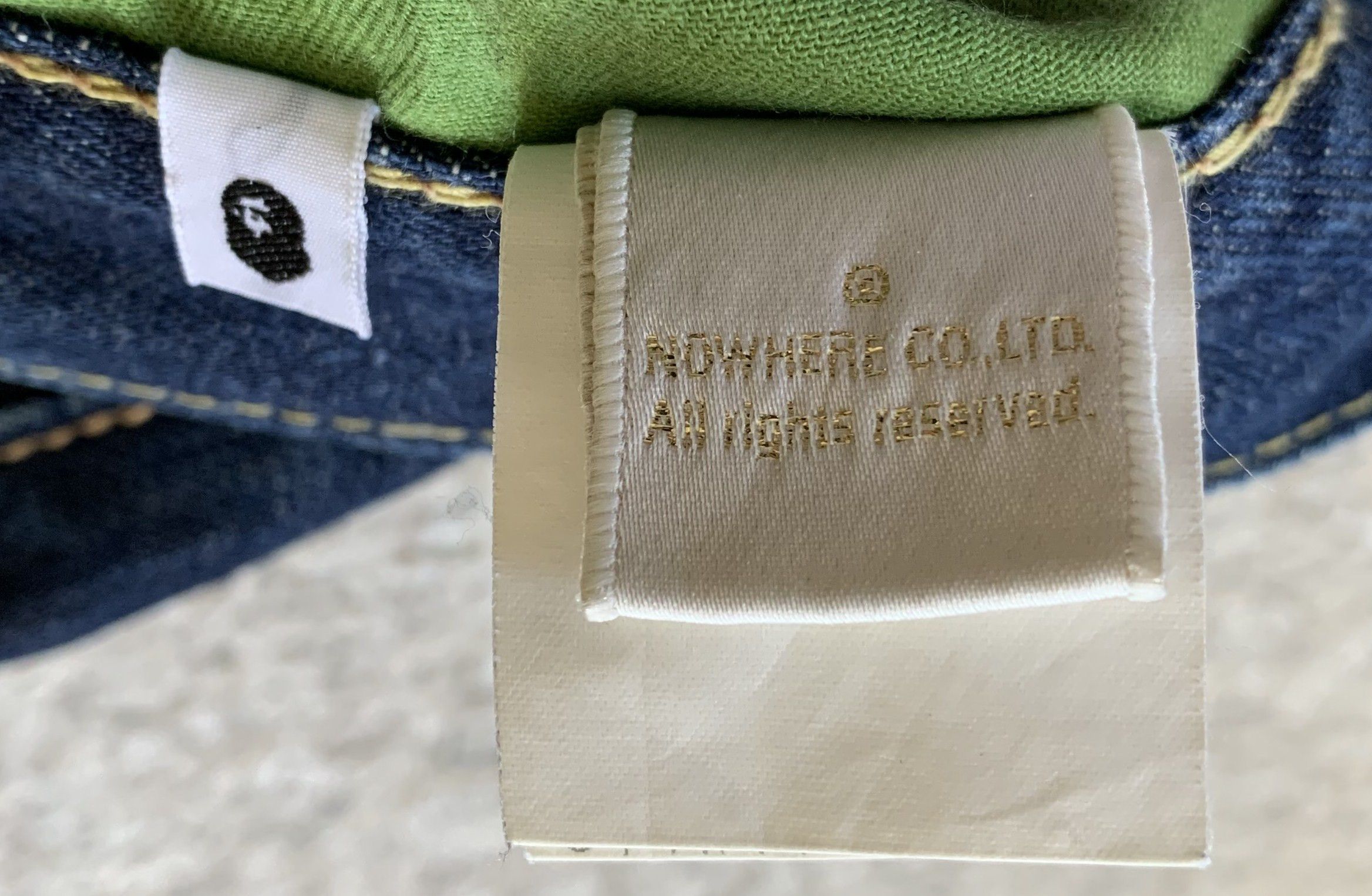 Bape Bapesta Flame Denim Size US 34 / EU 50 - 12 Thumbnail