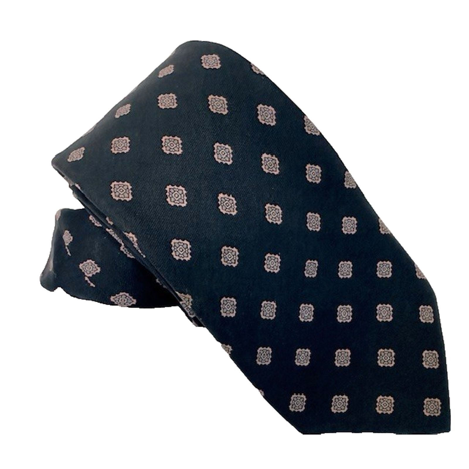 Other Reis of New Haven Men's VINTAGE 100% Silk Tie Handmade BLK Size ONE SIZE - 1 Thumbnail