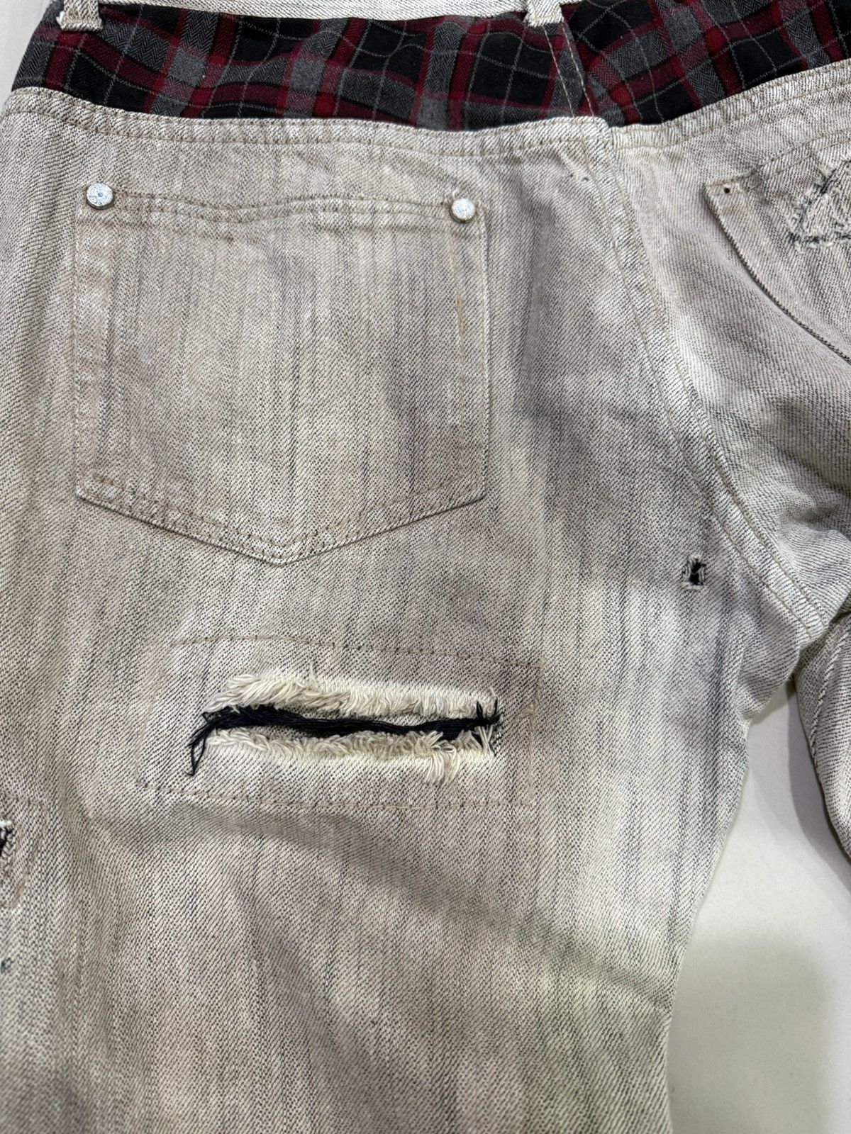 In The Attic Vintage In the attic japan punk design distressed jeans Size US 32 / EU 48 - 6 Thumbnail